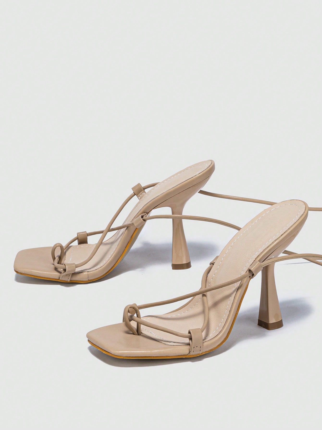 In Apricot Women Heeled Sandals