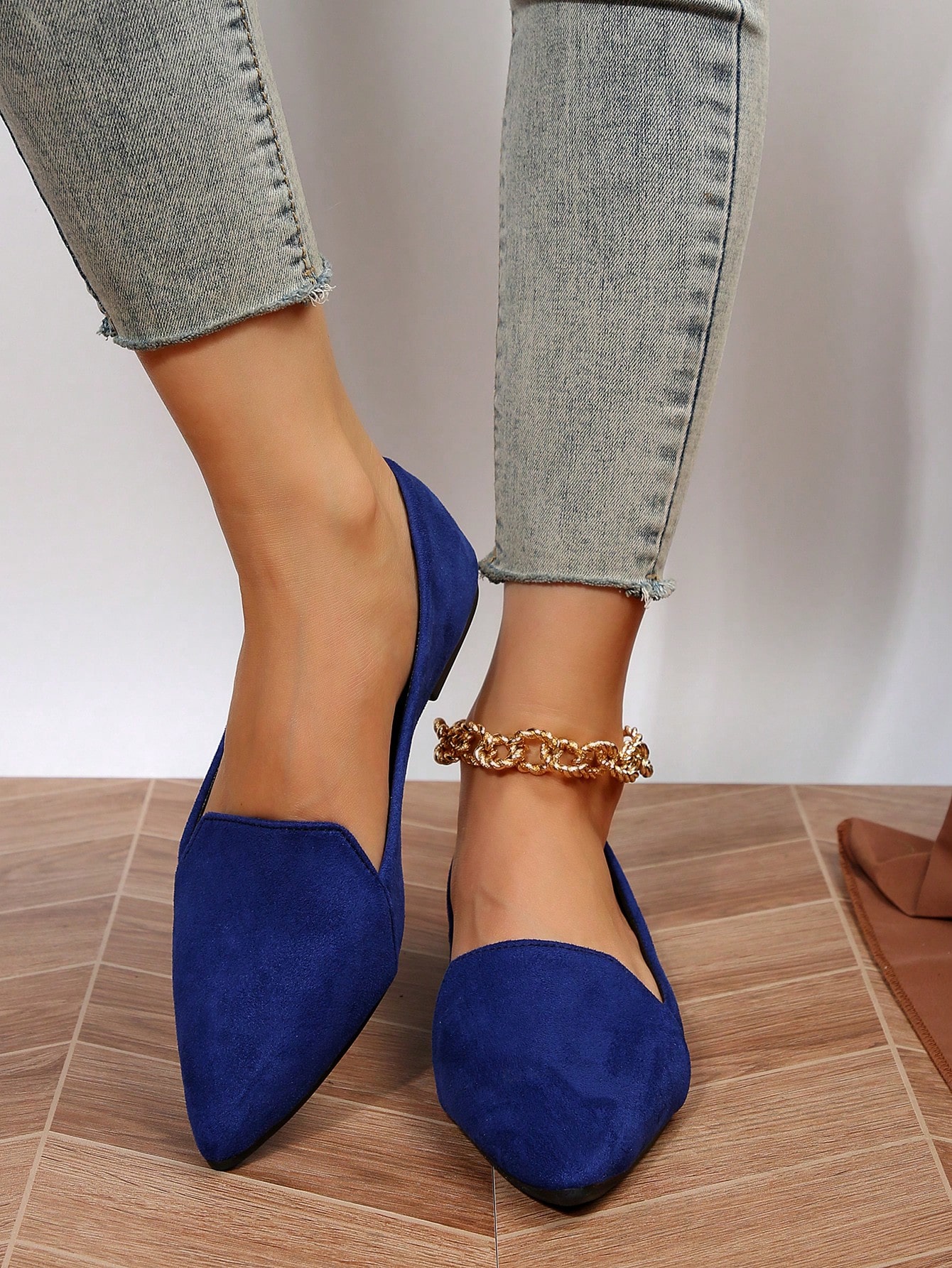 In Royal Blue Women Flats