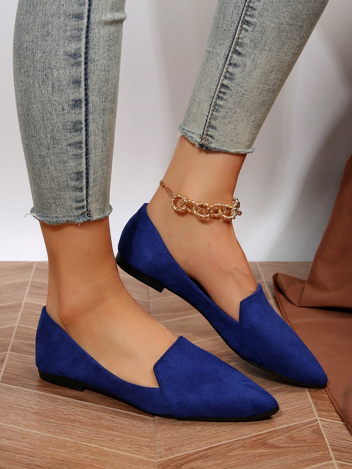 In Royal Blue Women Flats