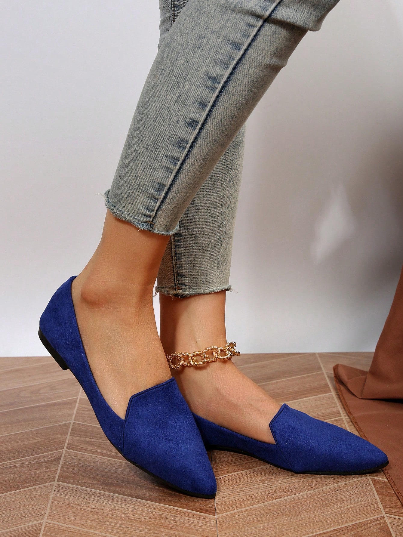 In Royal Blue Women Flats