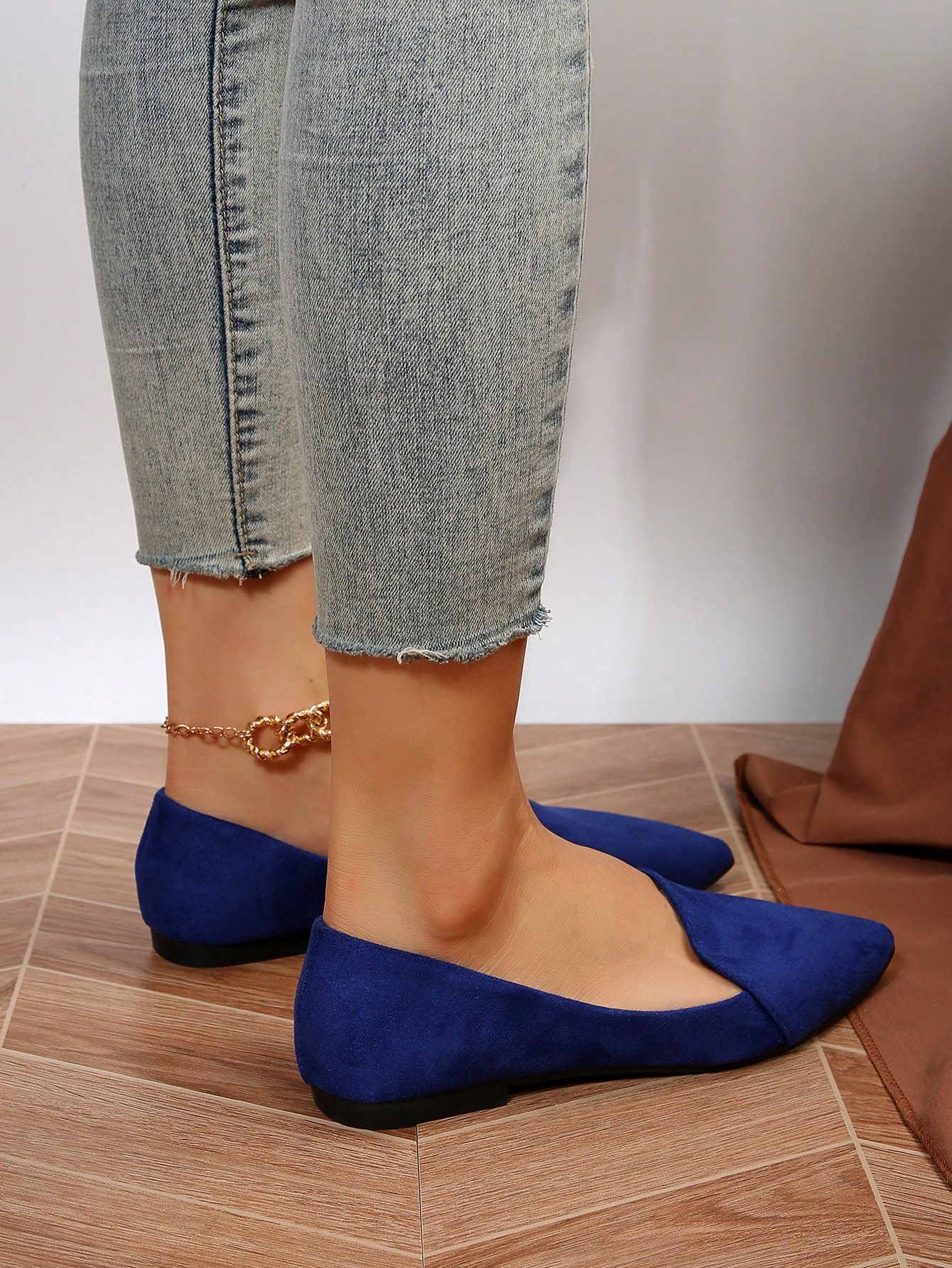 In Royal Blue Women Flats