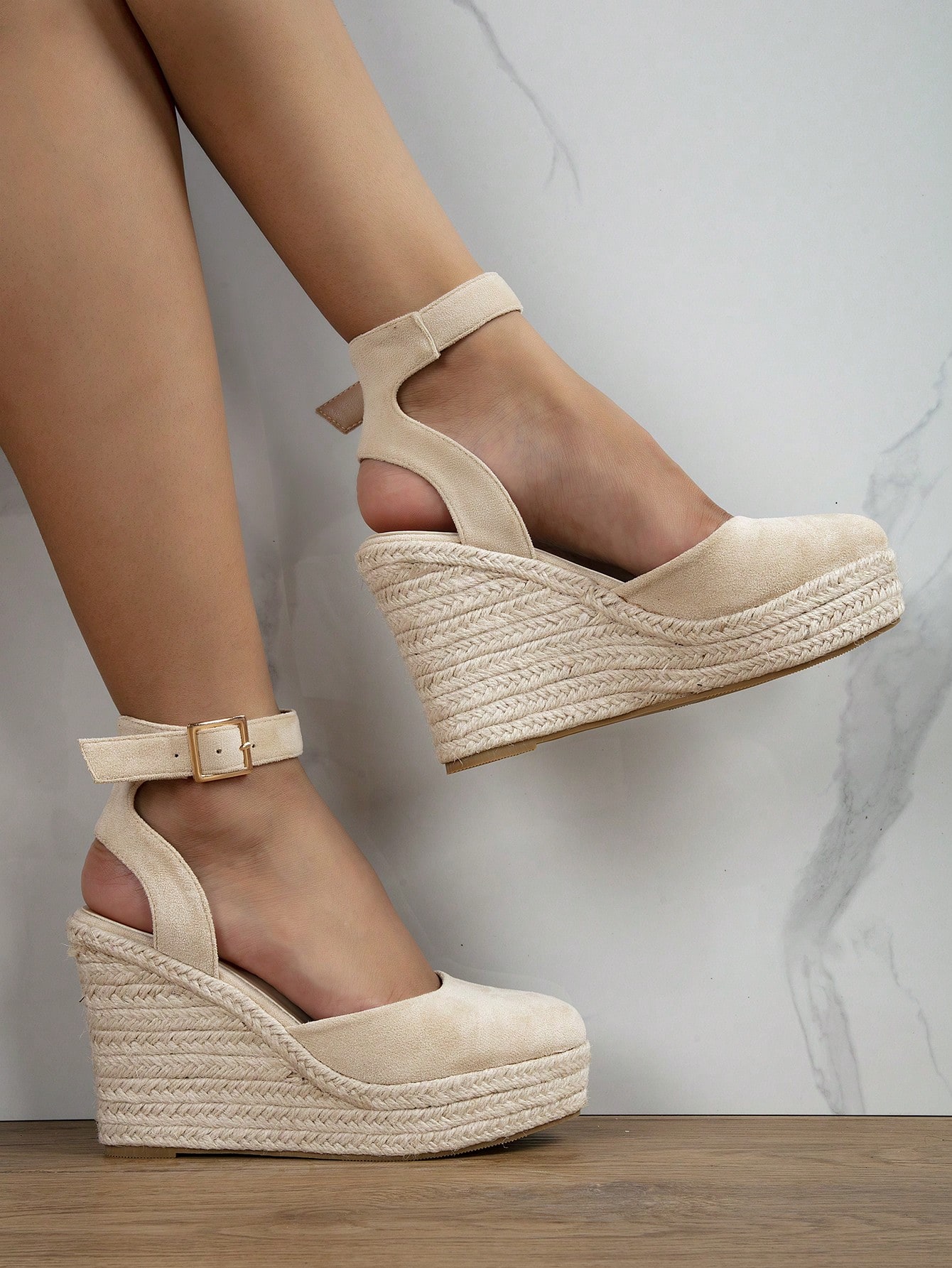 In Apricot Women Wedges & Flatform