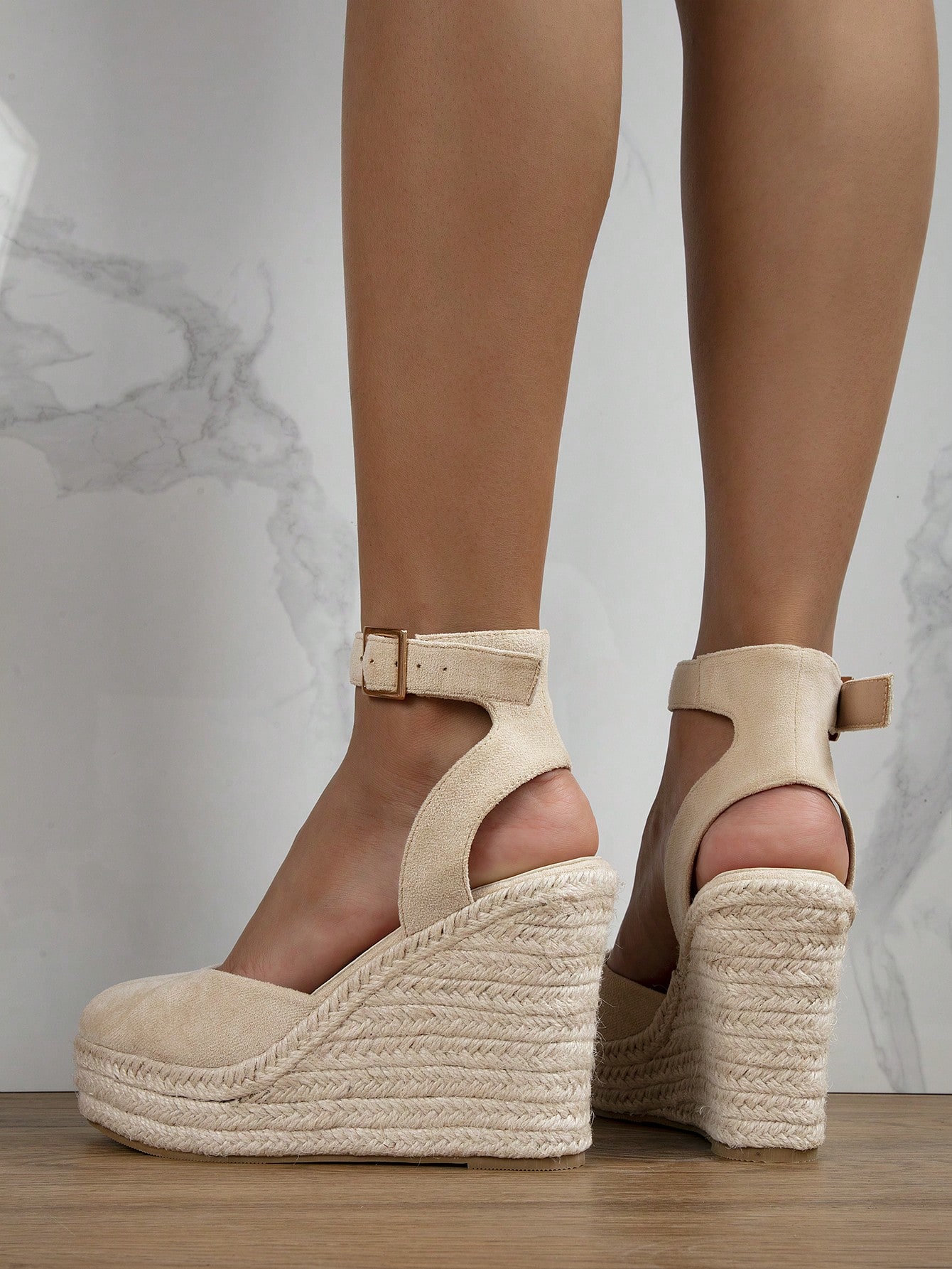 In Apricot Women Wedges & Flatform