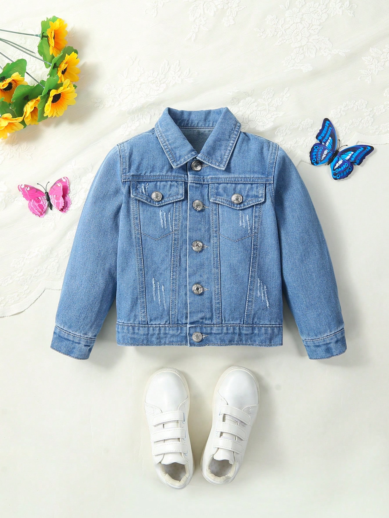 Young Girls Denim Jackets & Coats