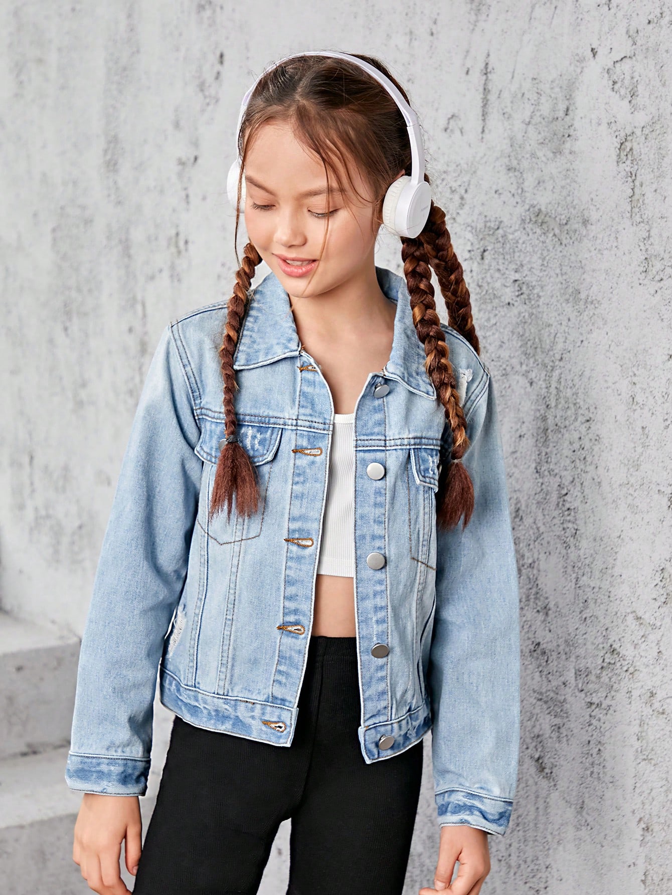 Tween Girls Denim Jackets & Coats