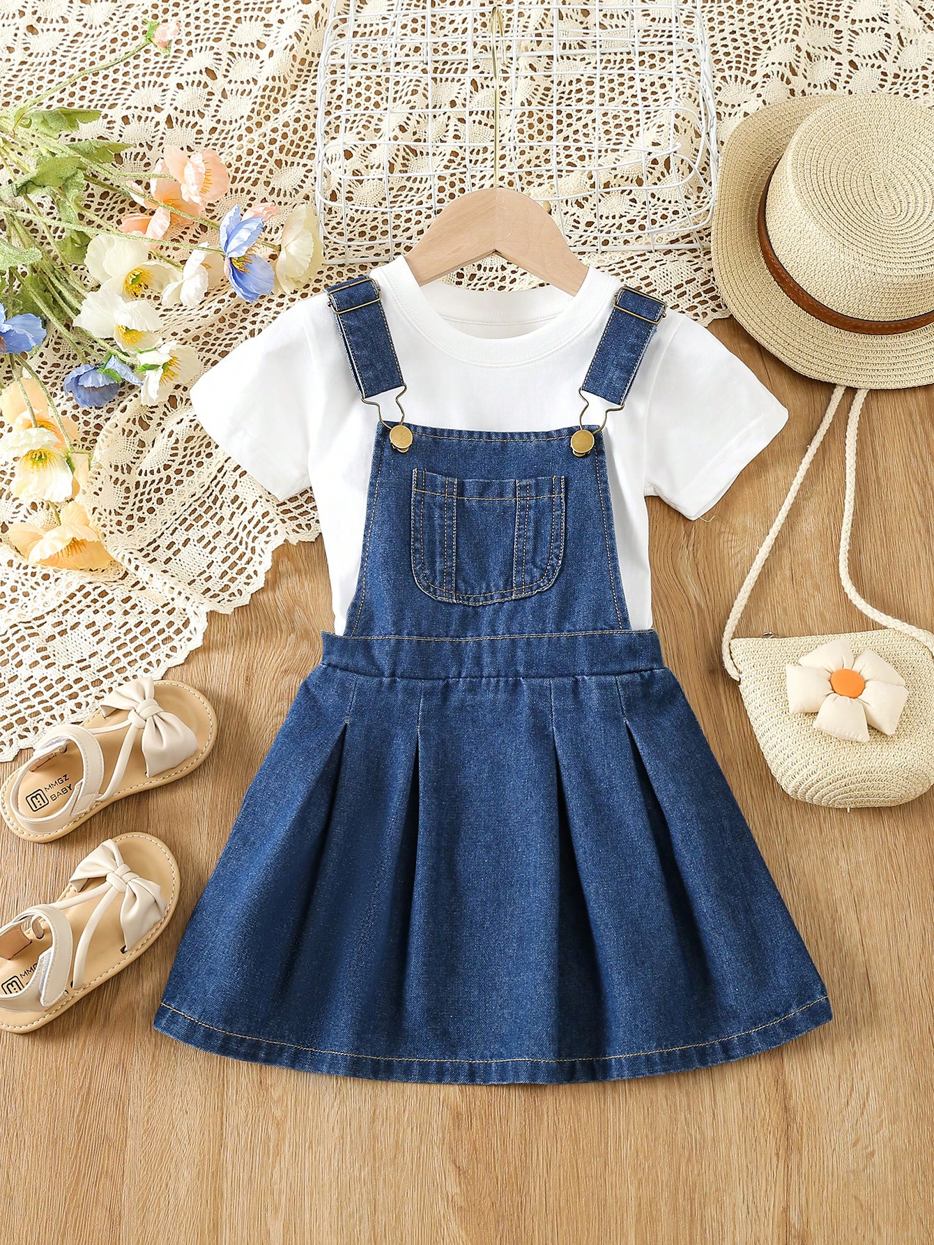 Young Girls Denim Dresses