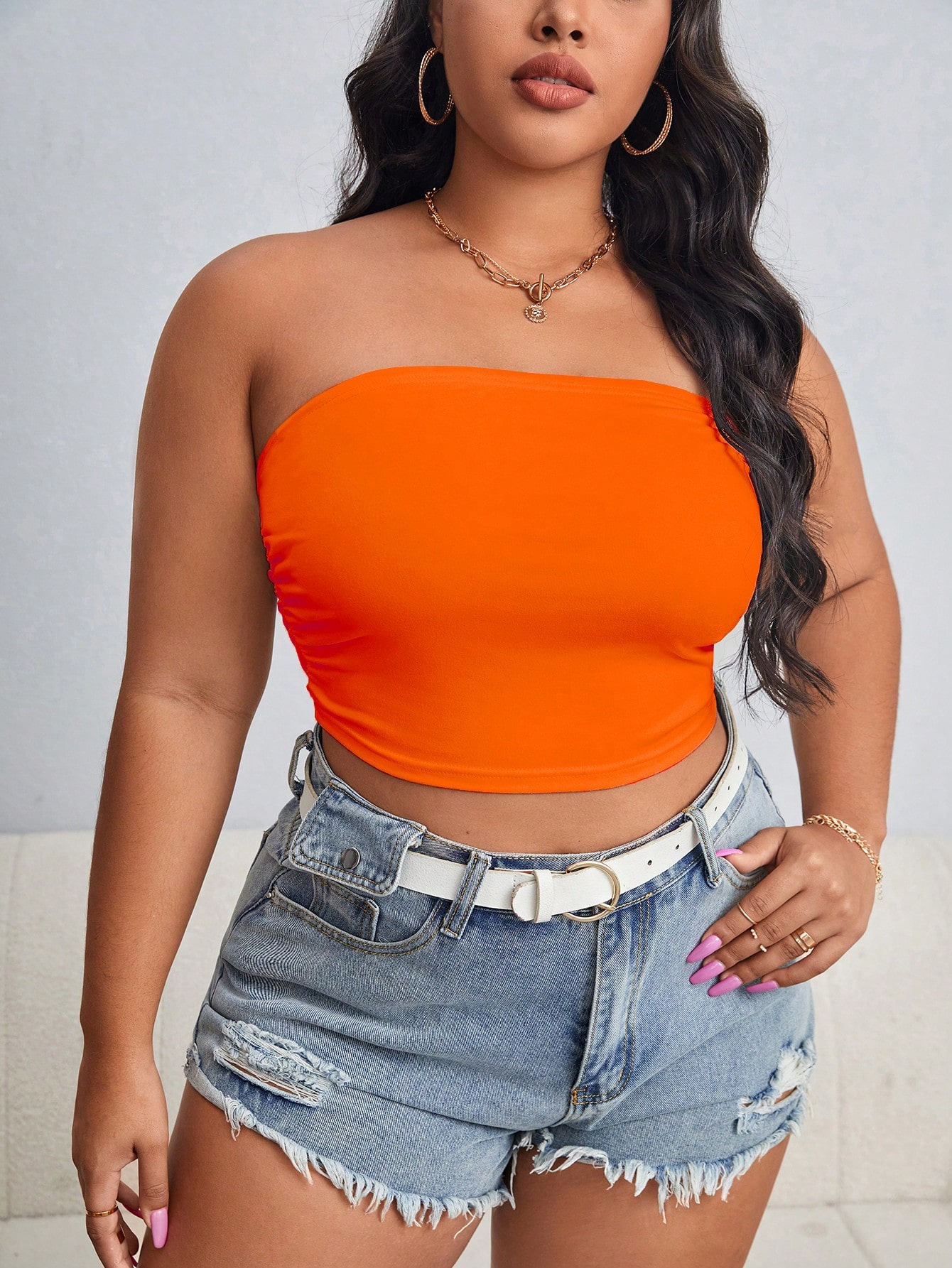 In Casual Plus Size Women Tops