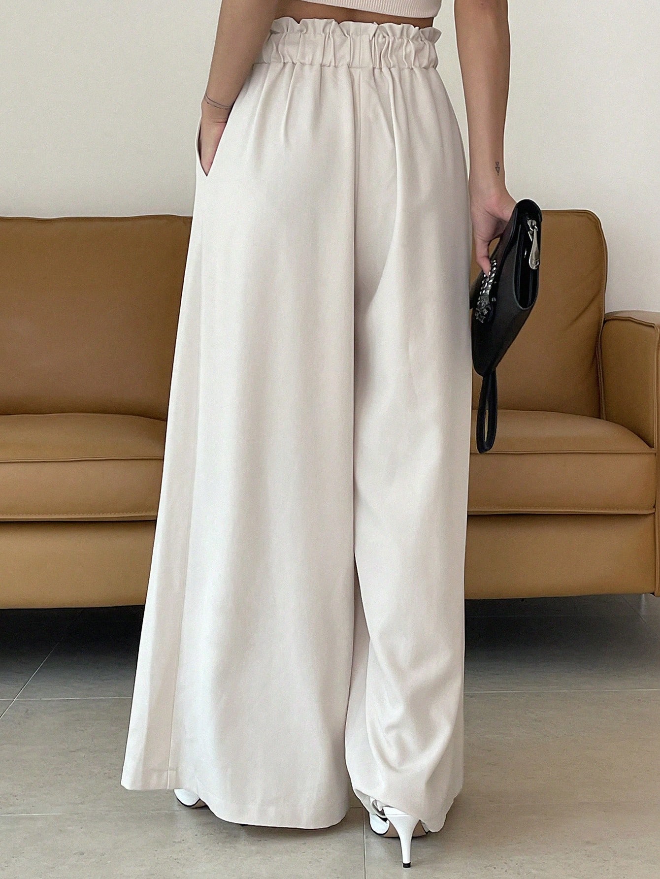 In Beige Women Pants