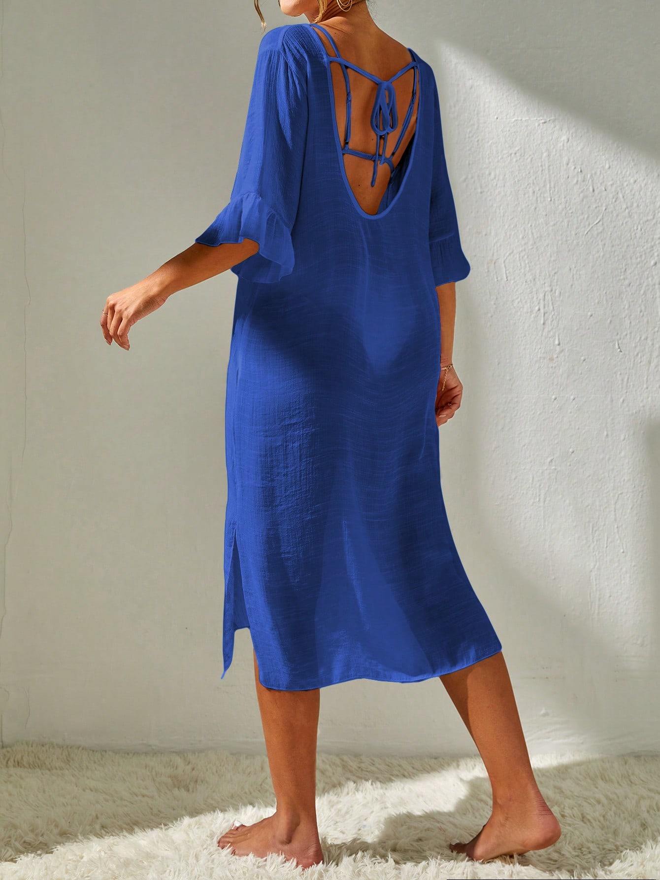 In Blue Women Cover Ups