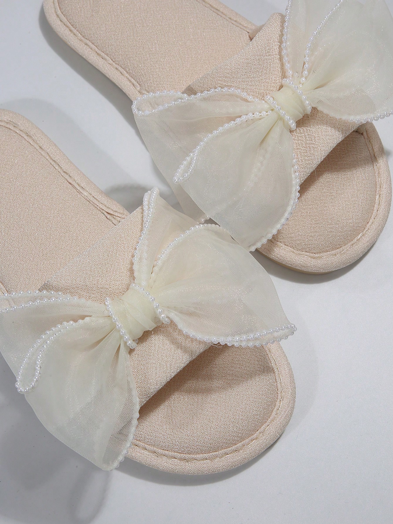 In Beige Women Home Slippers