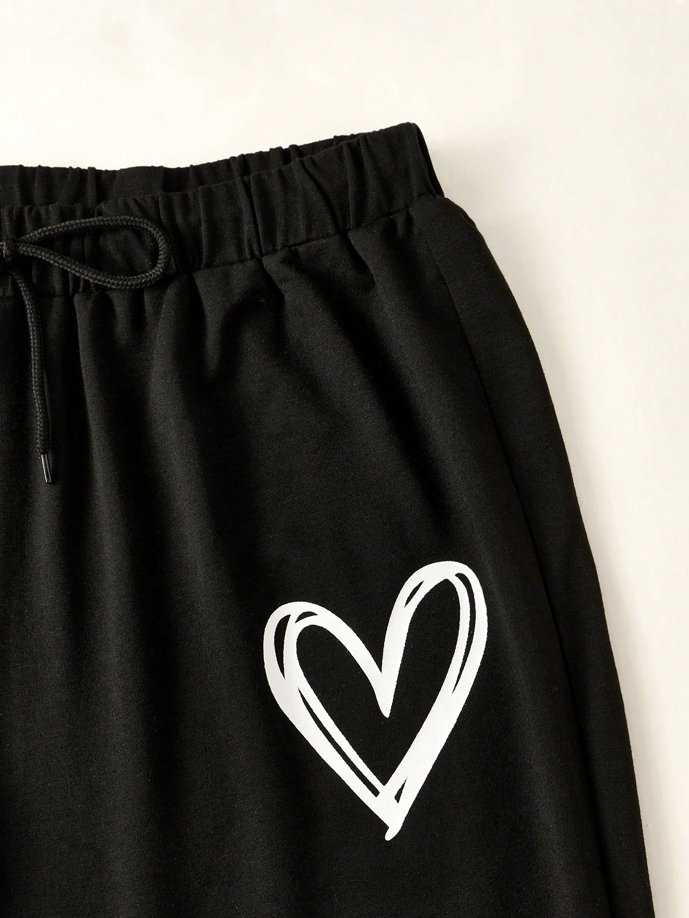 In Black Plus Size Sweatpants