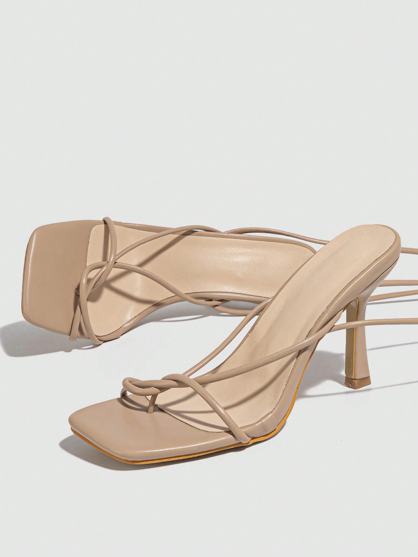 In Apricot Women Heeled Sandals