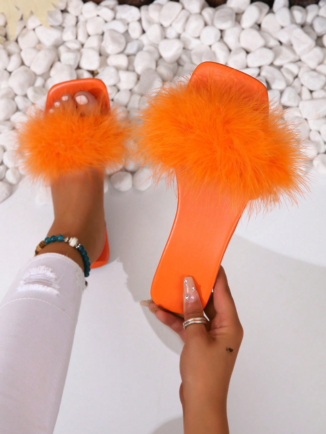 In Orange Women Shoes