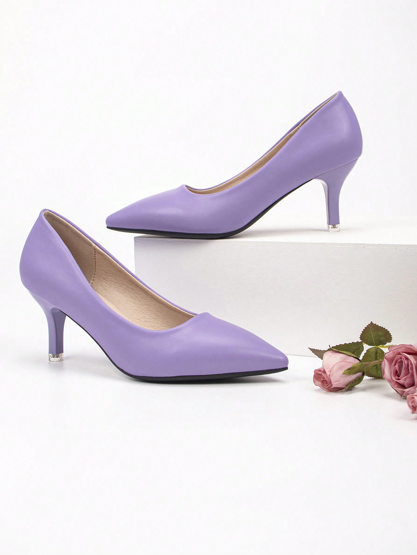 In Purple Women Pumps