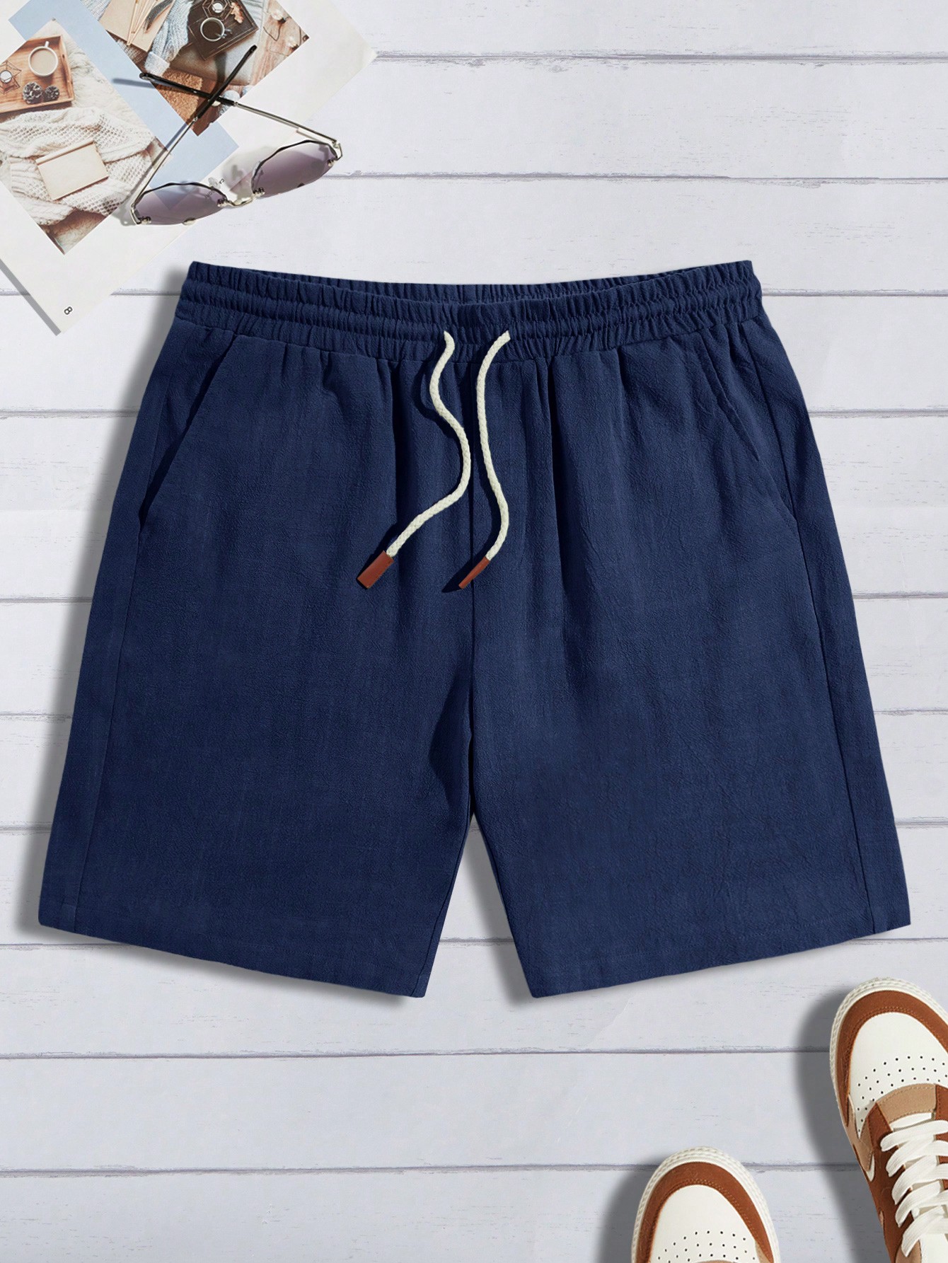 Men Linen Shorts