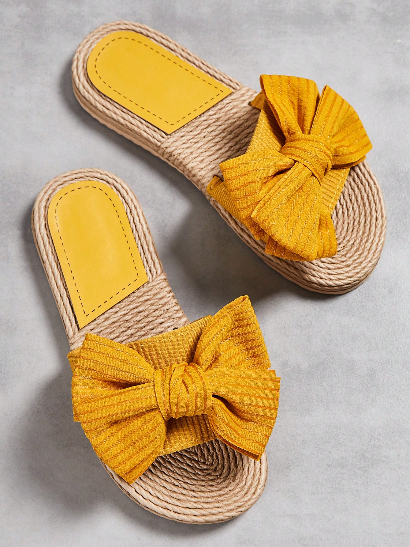 In Yellow Women Slippers