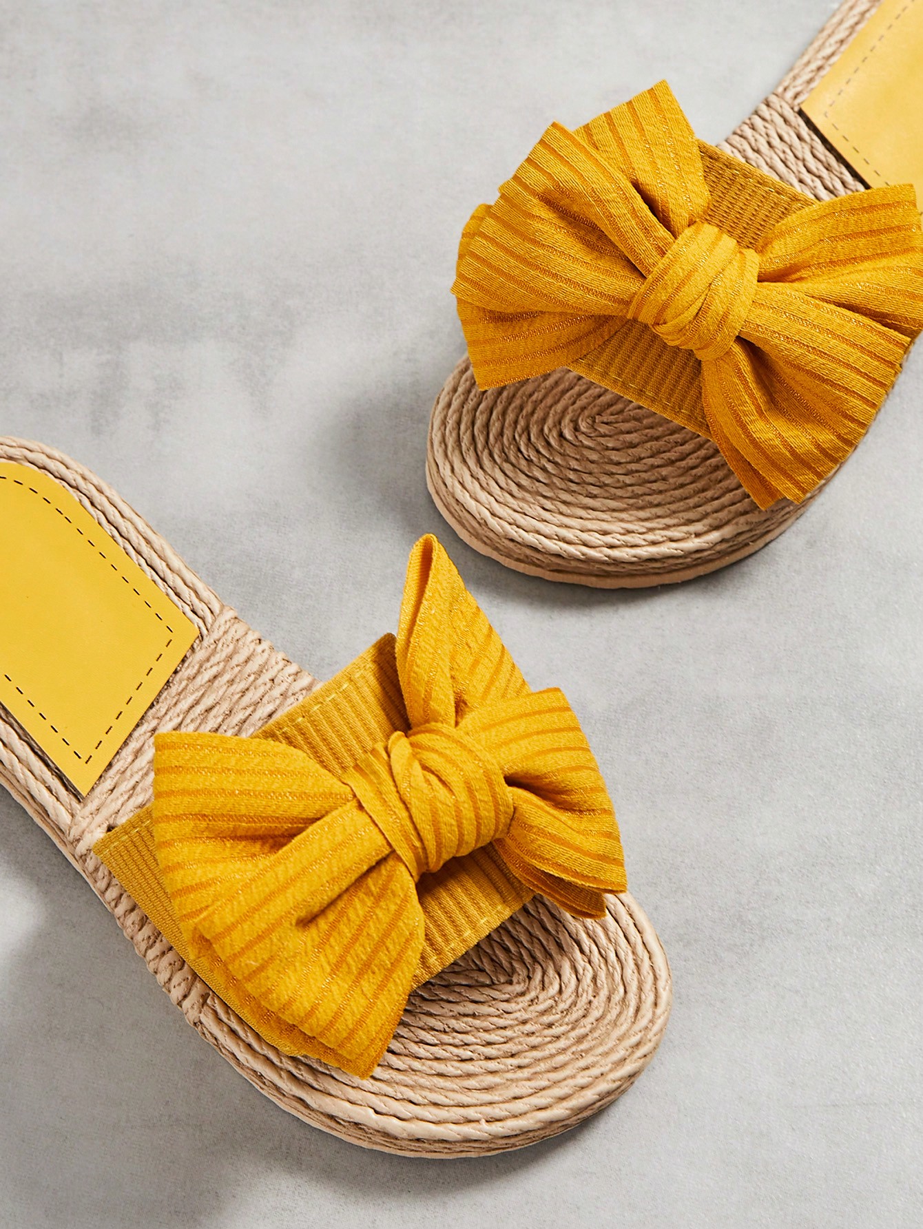 In Yellow Women Slippers