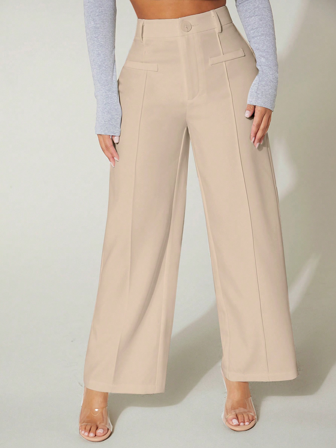 In Beige Women Pants