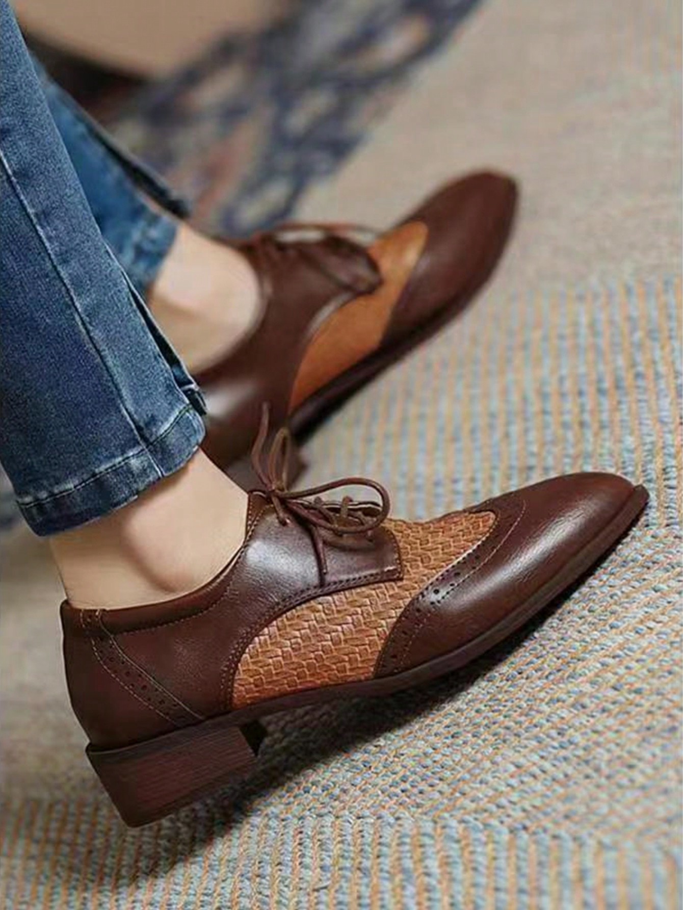 In Brown Women Flats