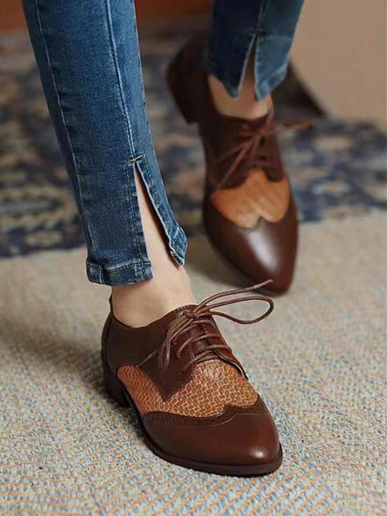 In Brown Women Flats