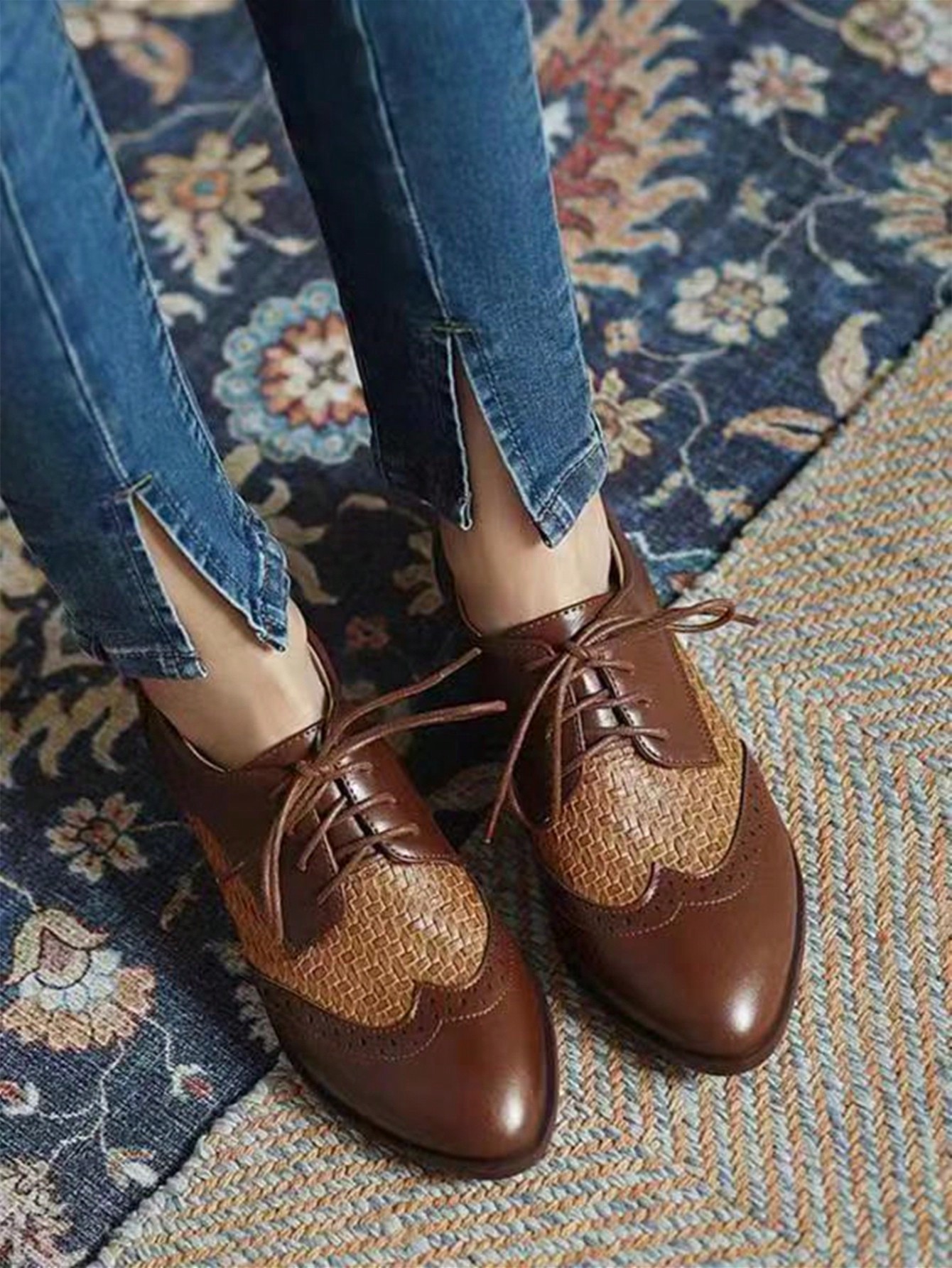 In Brown Women Flats