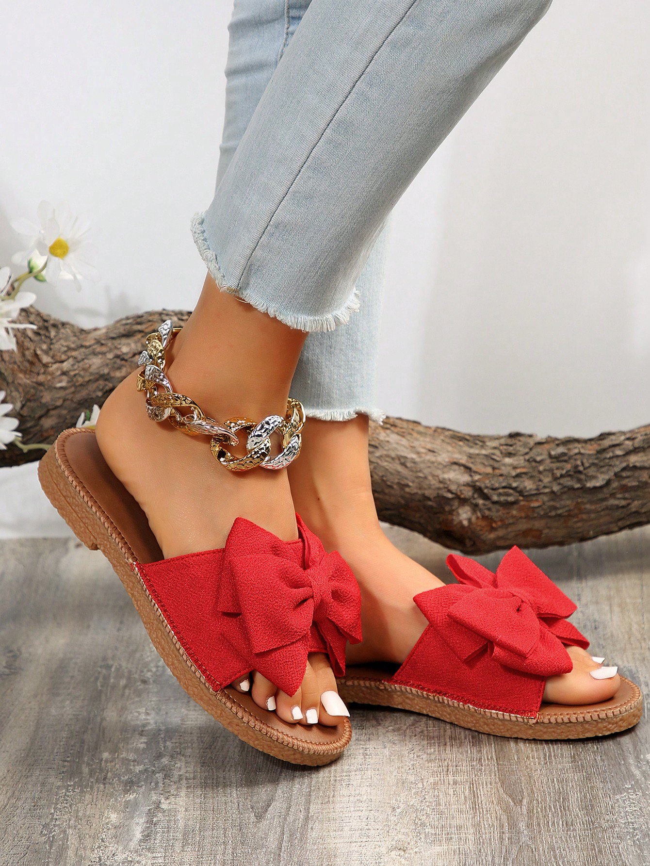 In Red Women Sandals