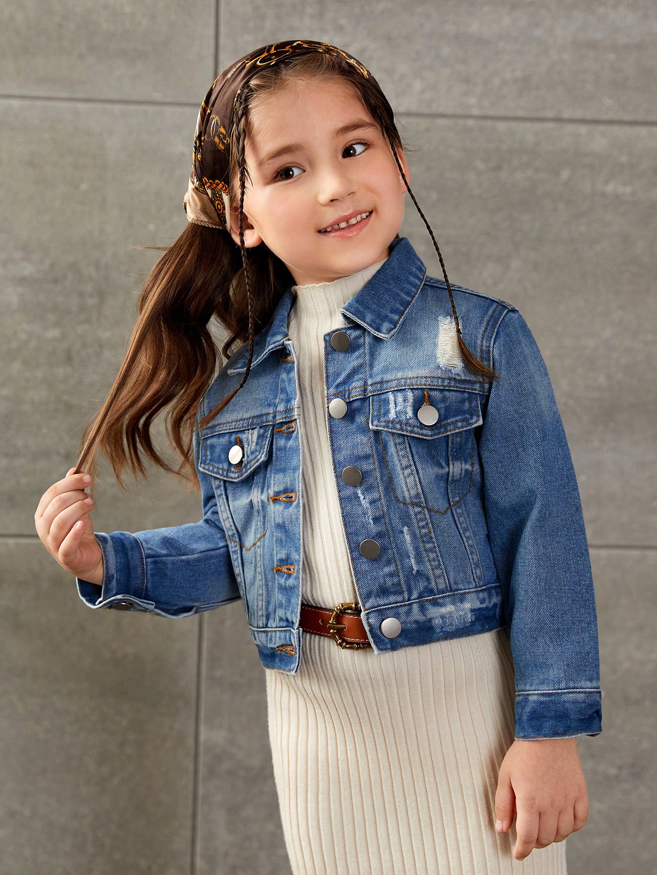 Young Girls Denim Jackets & Coats