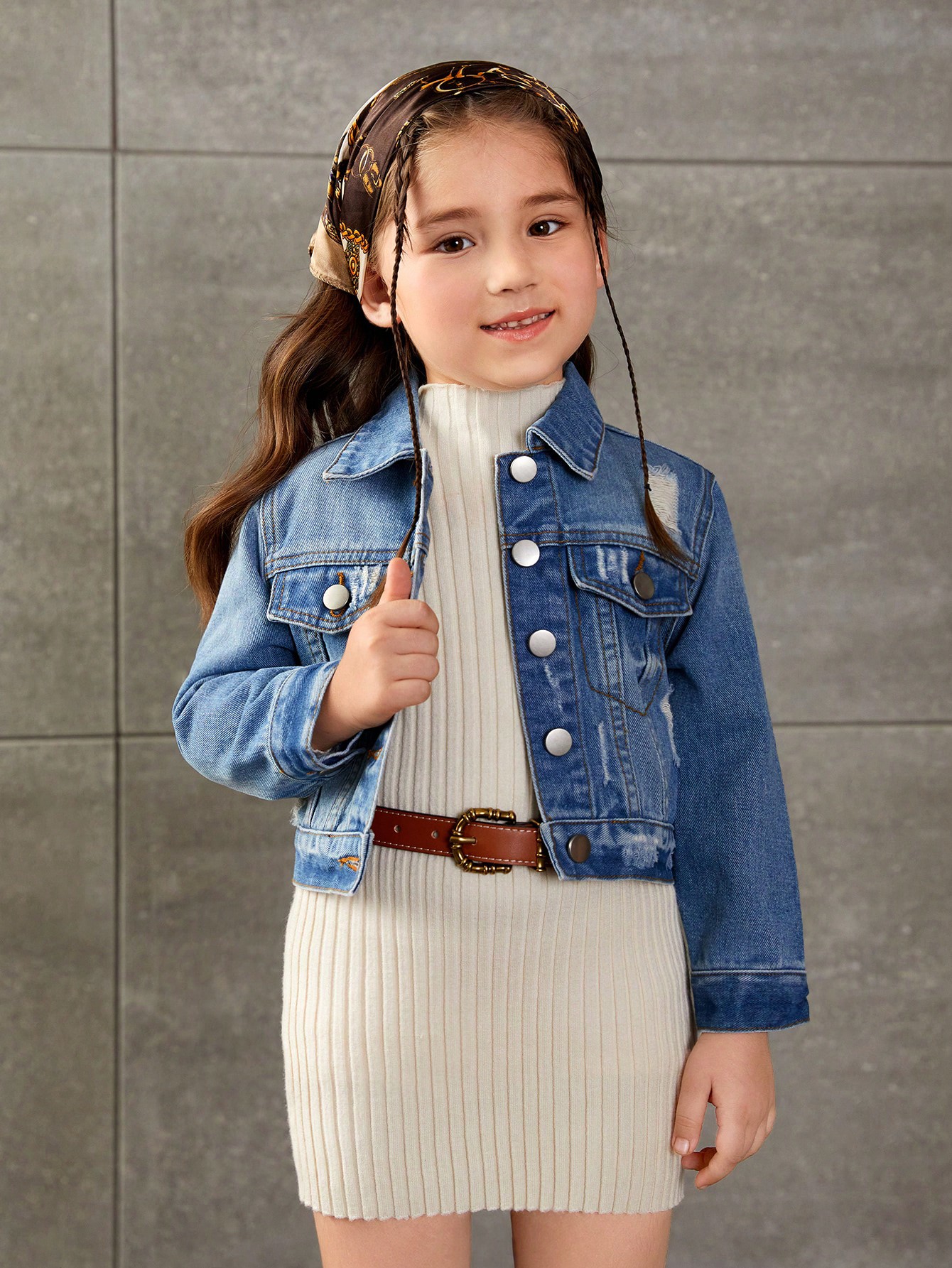 Young Girls Denim Jackets & Coats