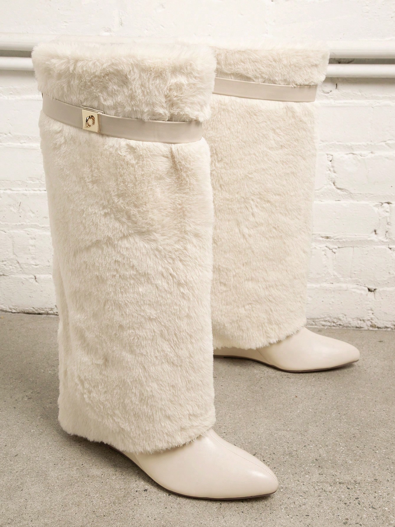 In Beige Women Fashion Boots