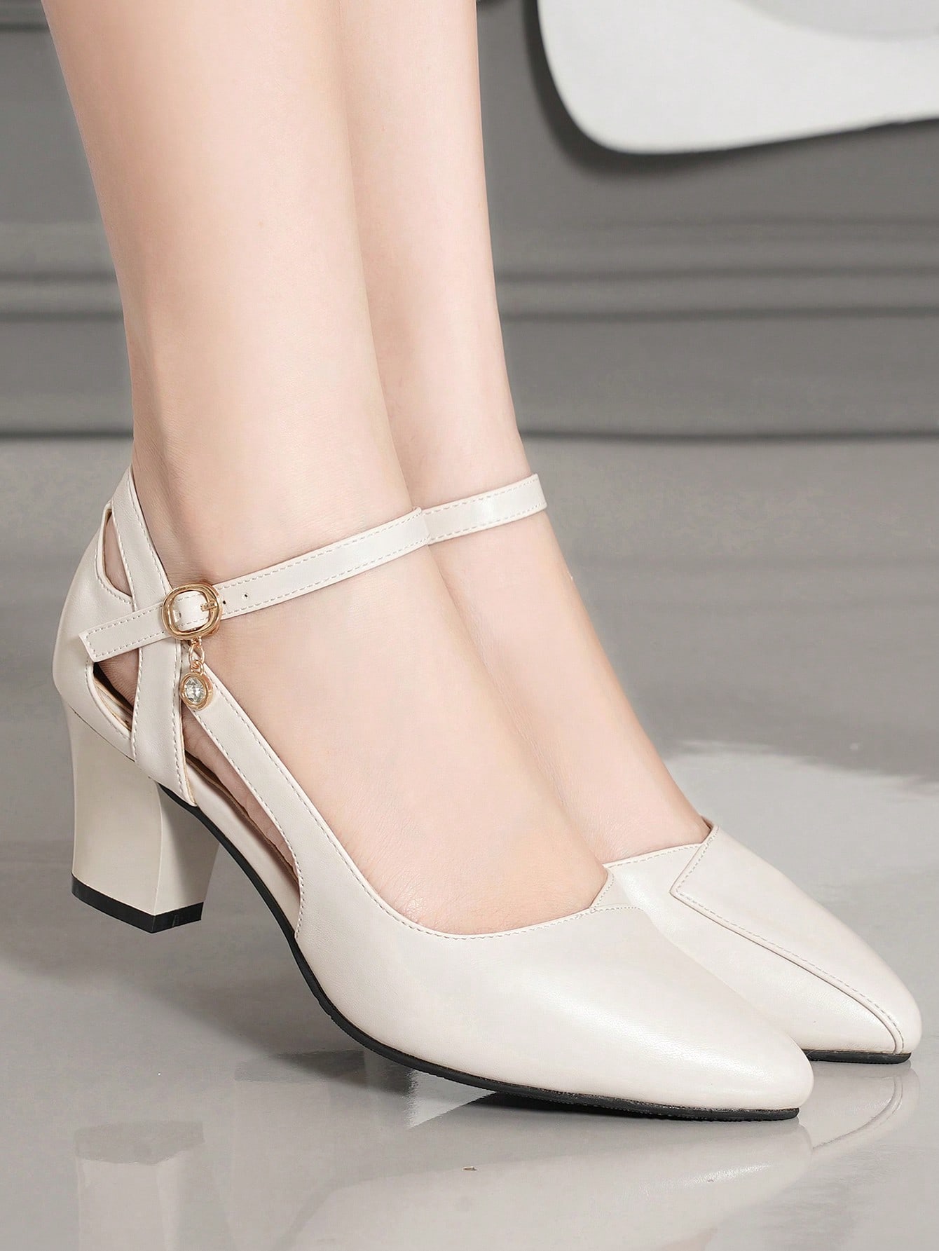 In Beige Women Pumps