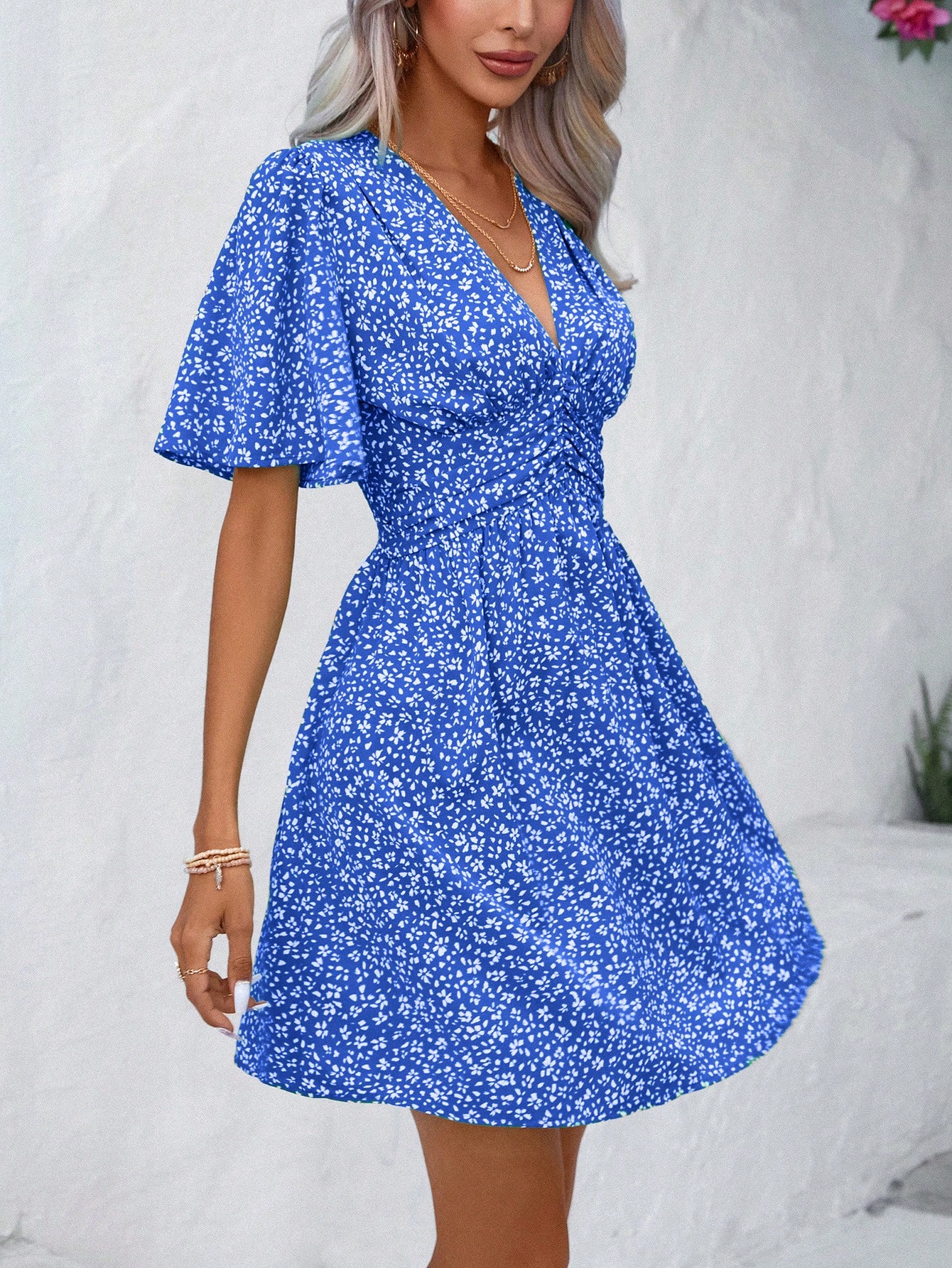 In Blue Women Dresses