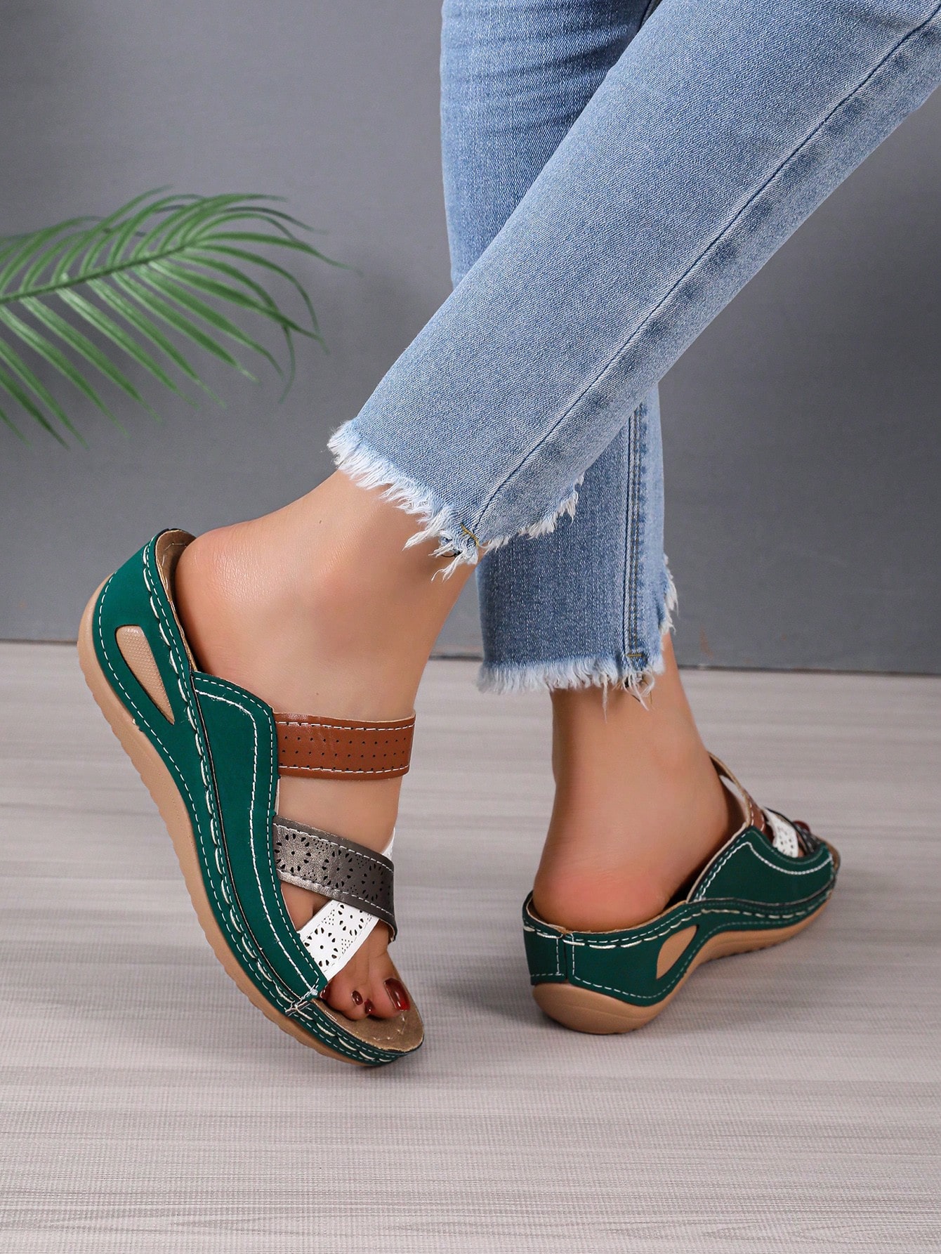 In Green Women Shoes