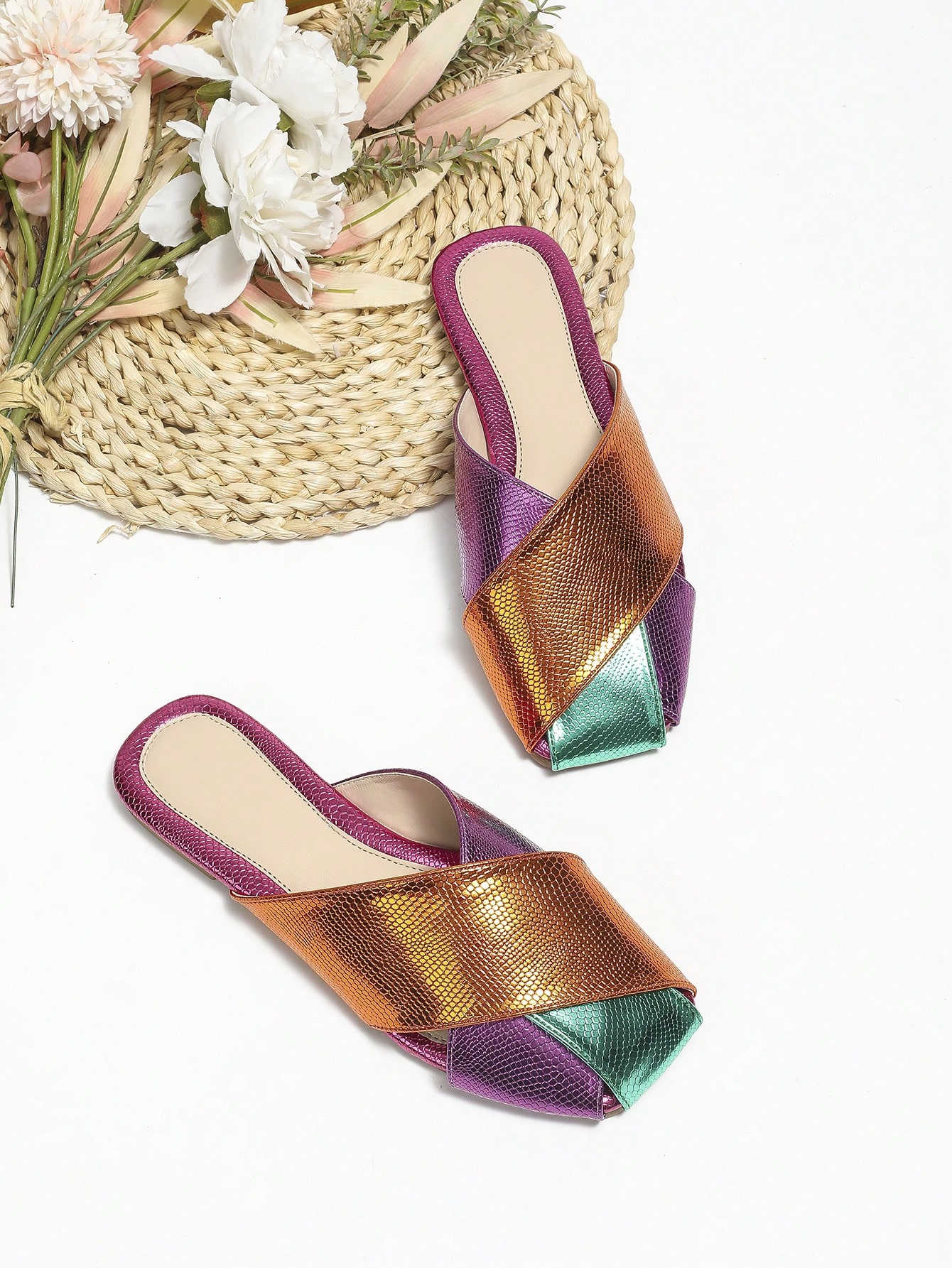 In Multicolor Women Flats