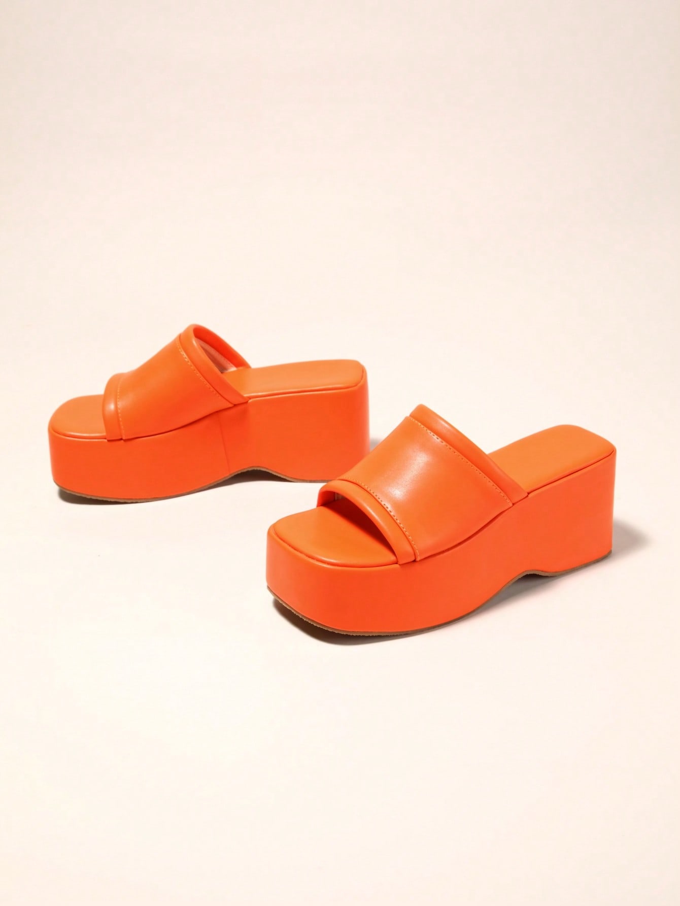 In Orange Women Platforms & Wedge Sandals