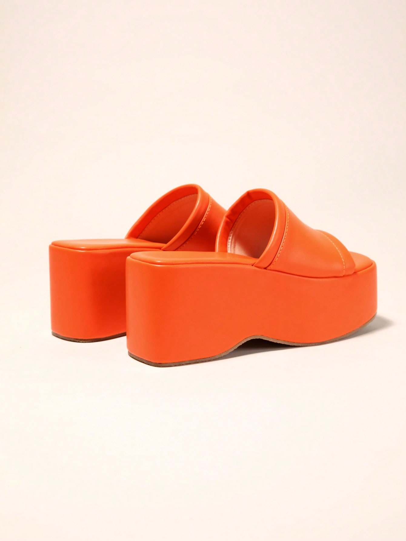 In Orange Women Platforms & Wedge Sandals