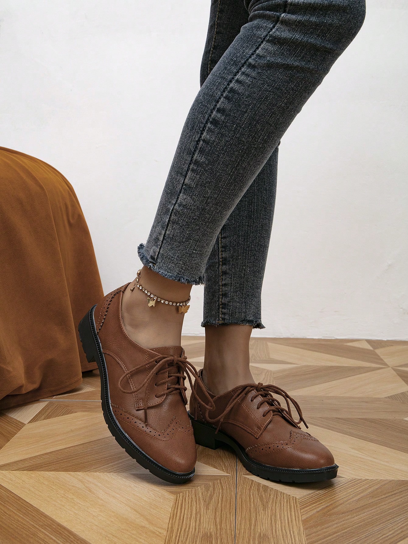 In Brown Women Flats