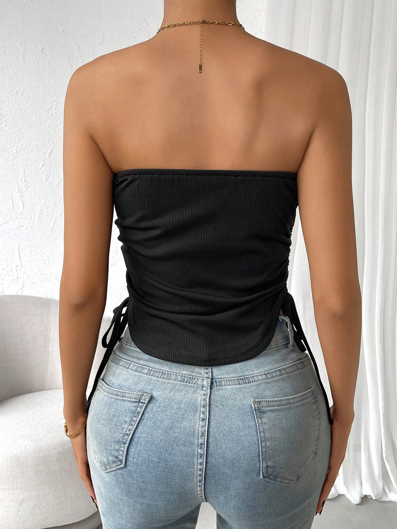 In Black Women Tops