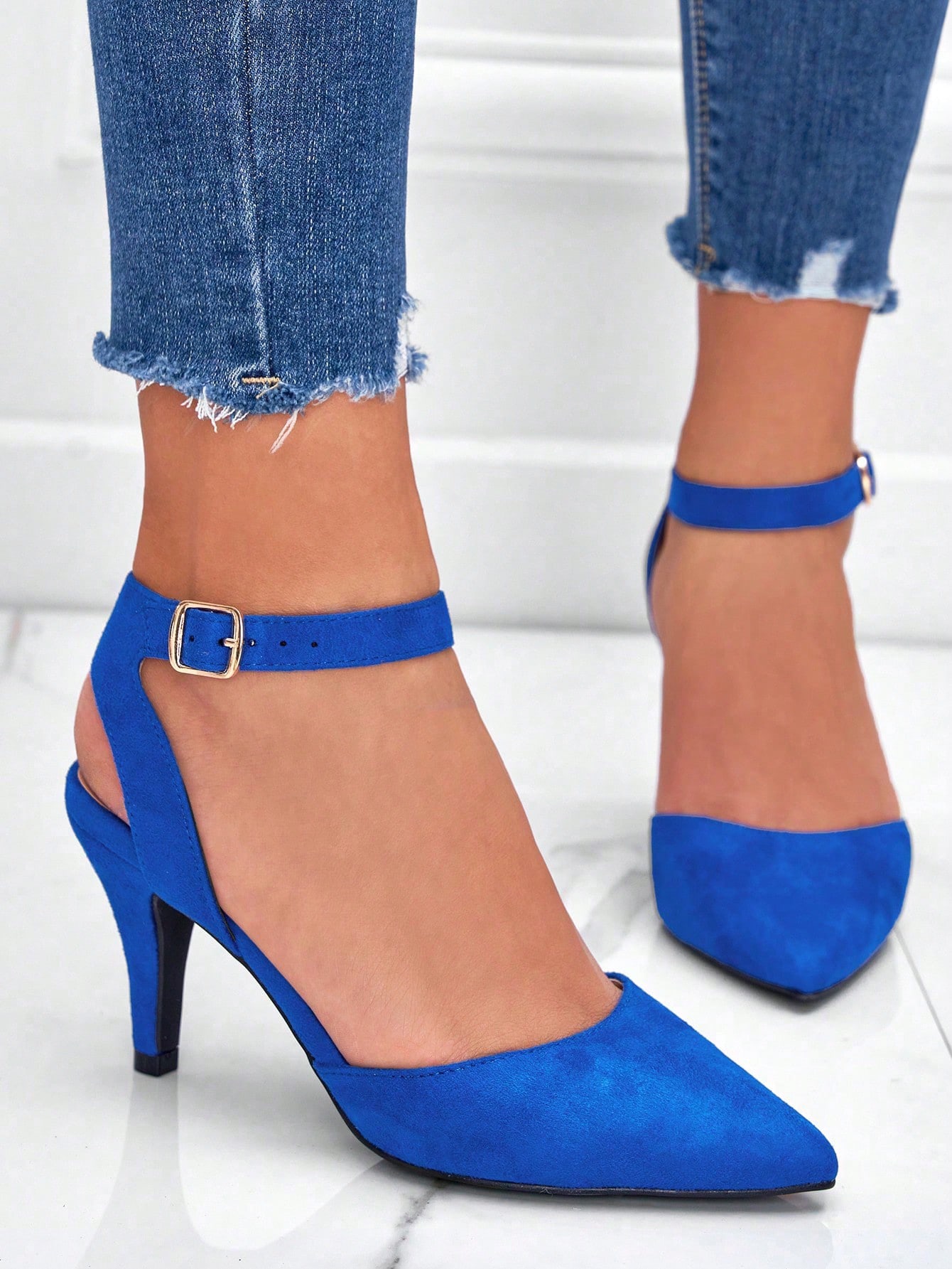 In Blue Women Pumps