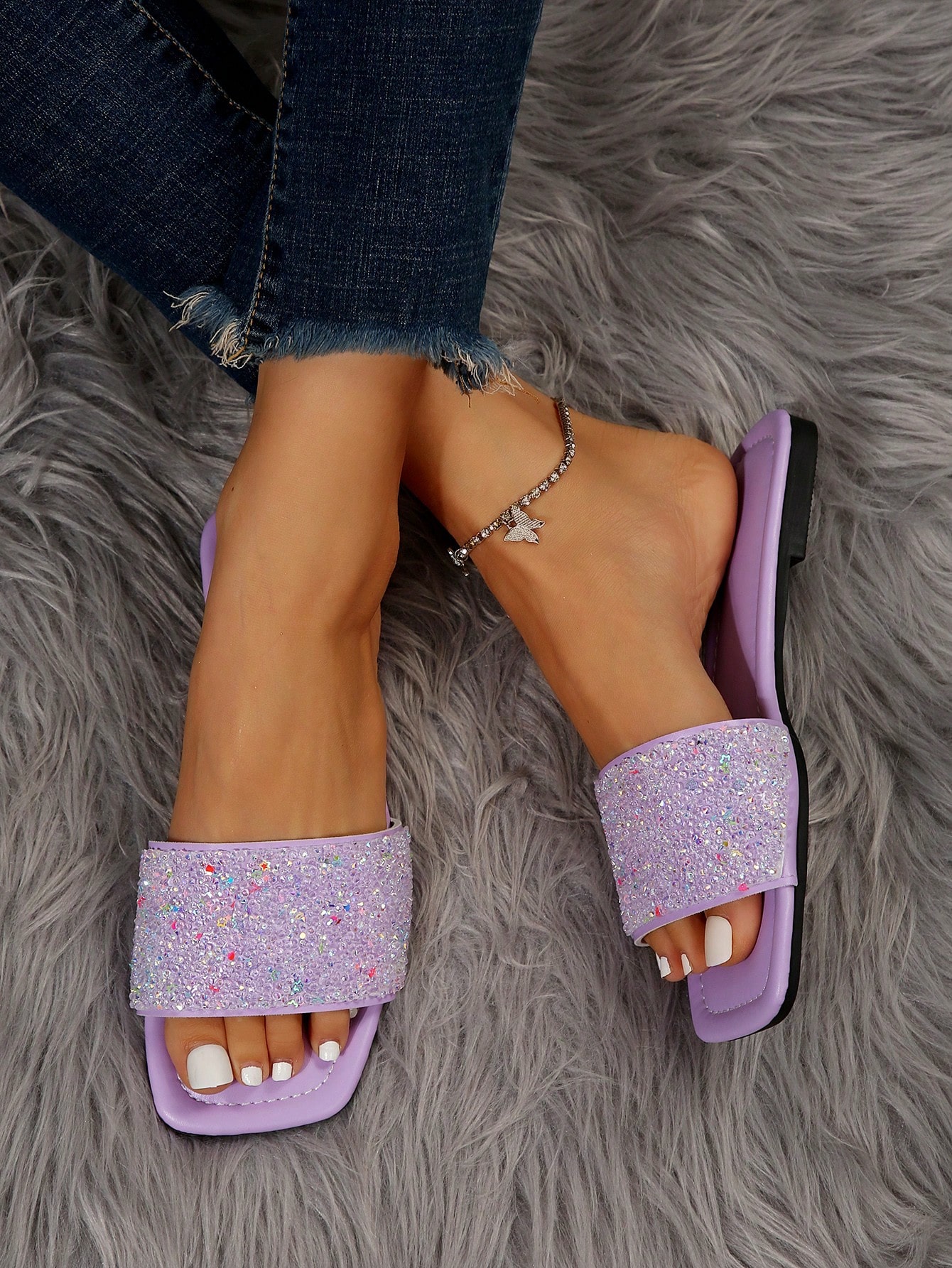 In Mauve Purple Women Shoes