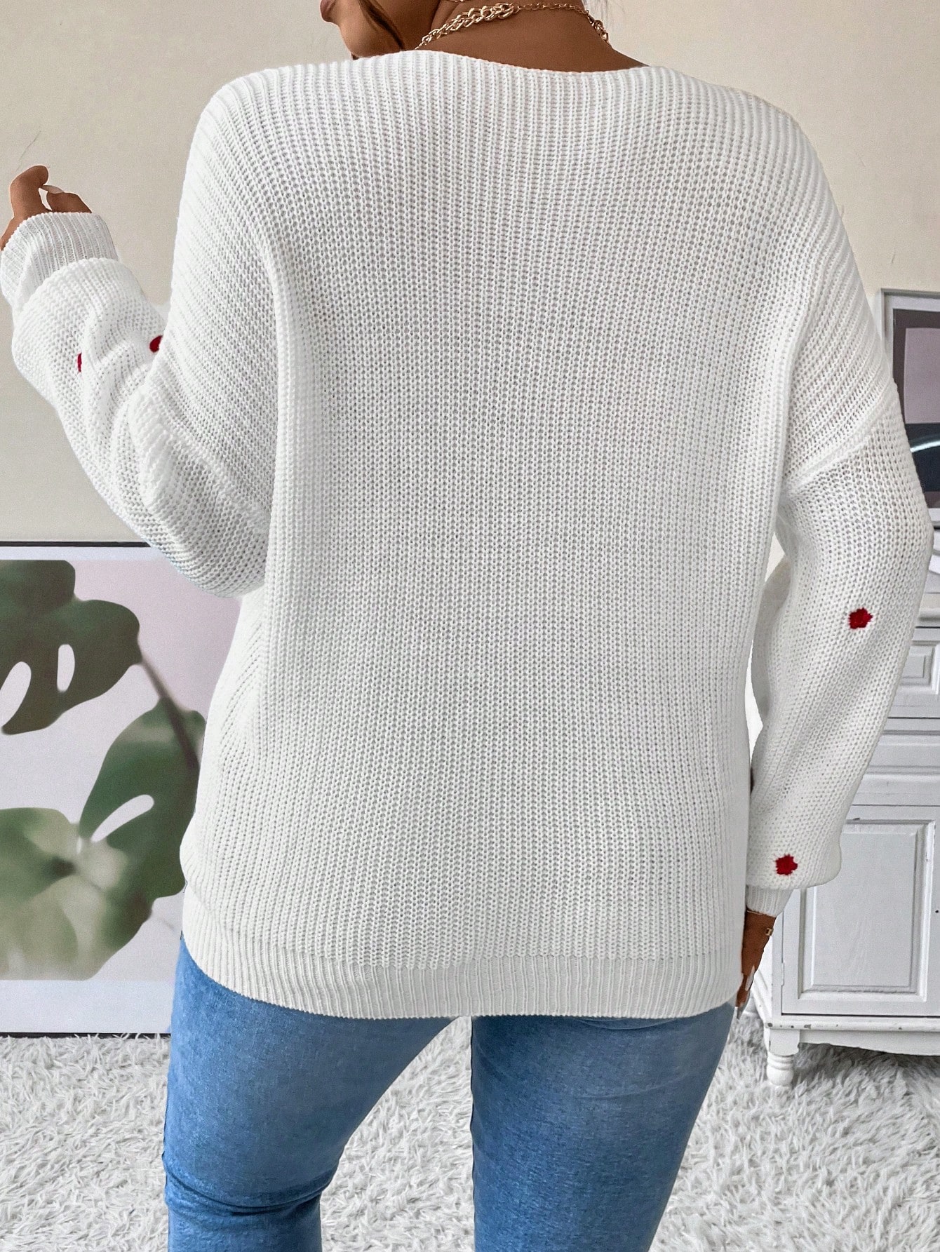 In White Plus Size Sweaters