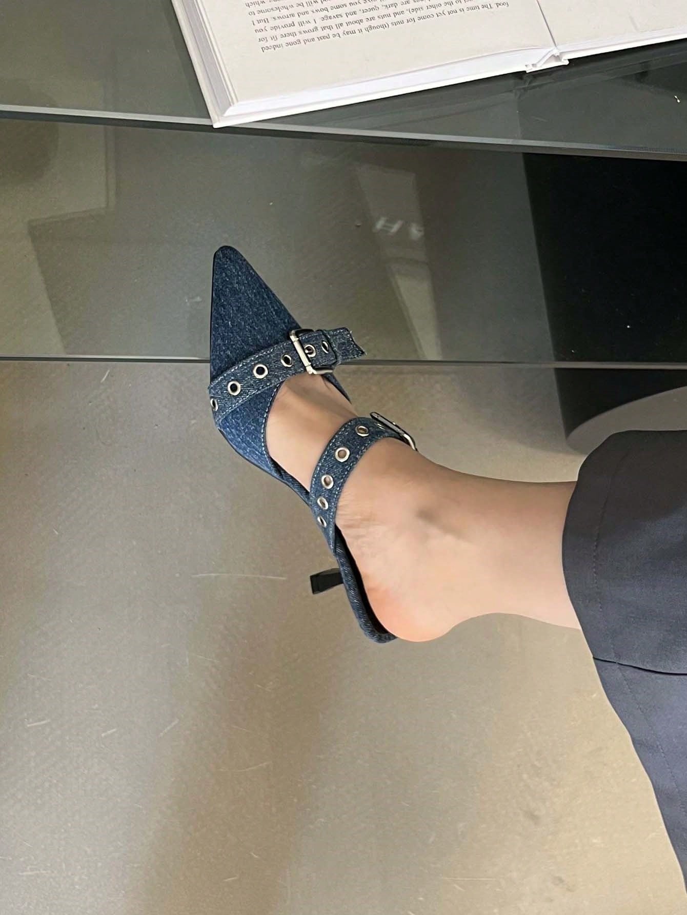 In Blue Women Pumps