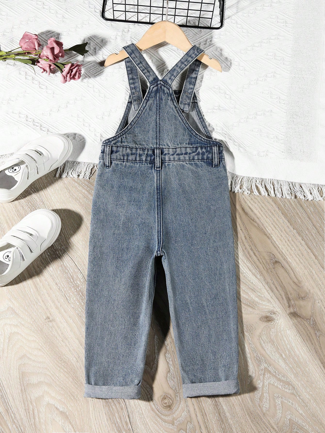 Young Girls Denim Overalls & Jumpsuits