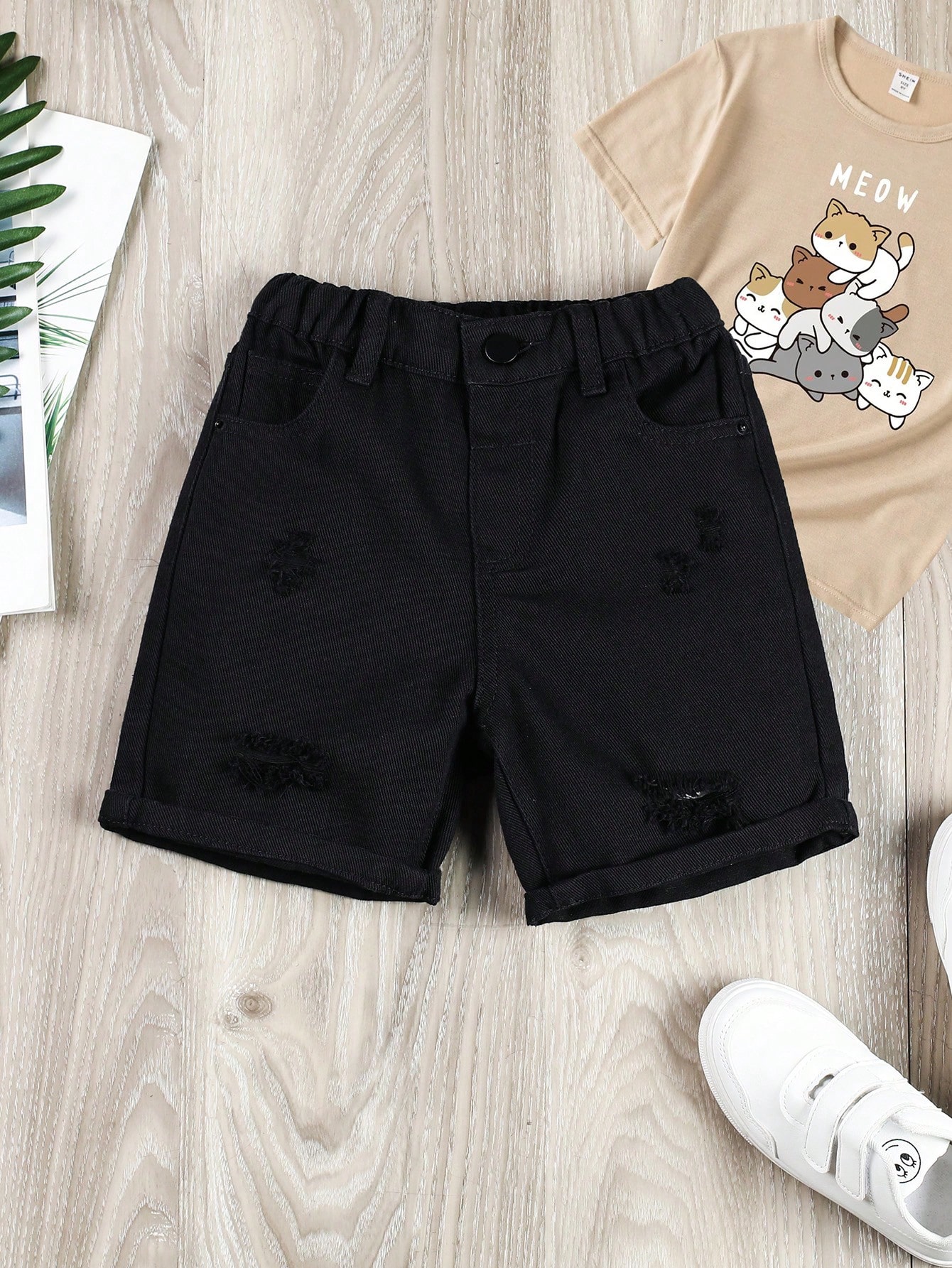 Young Boys Denim Shorts