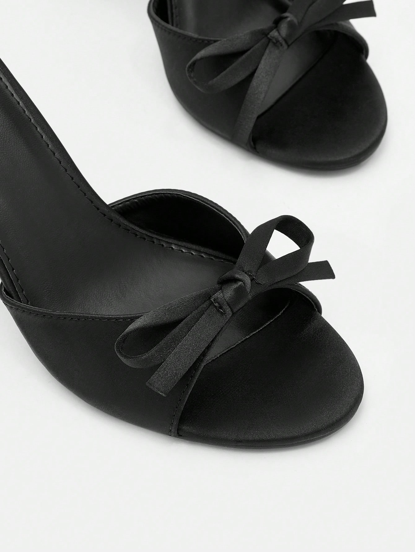 In Black Women Heeled Sandals