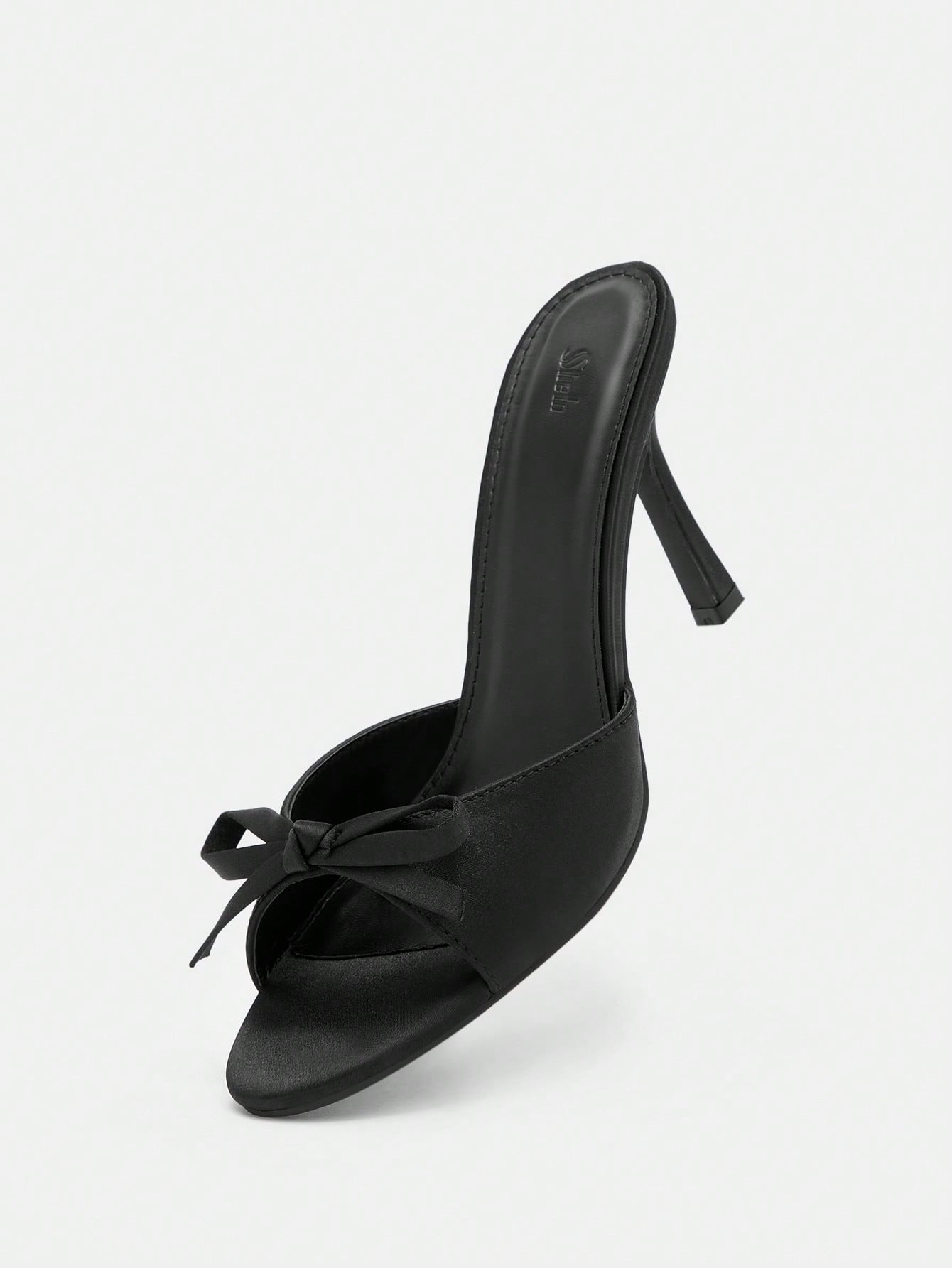 In Black Women Heeled Sandals