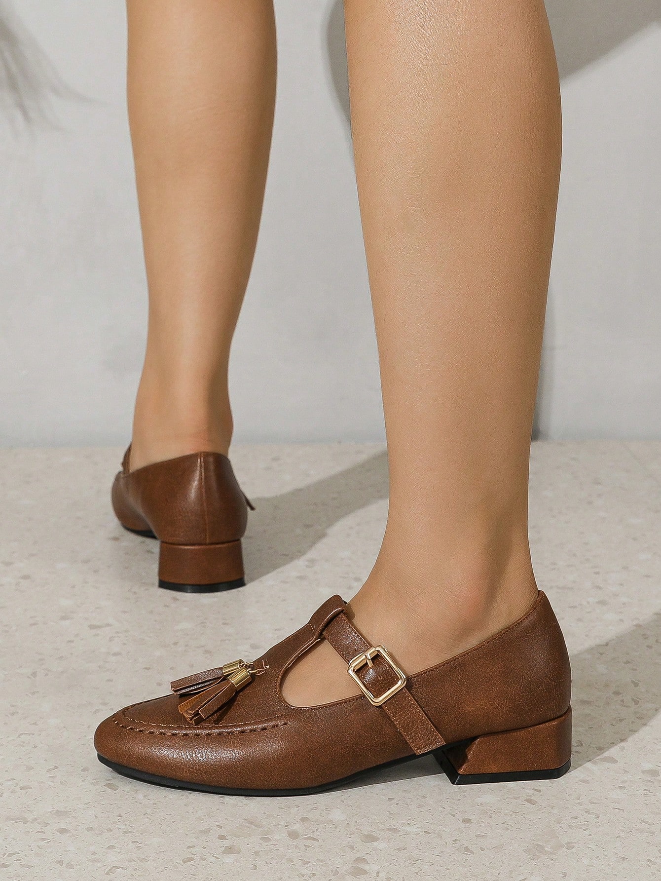 In Brown Women Flats