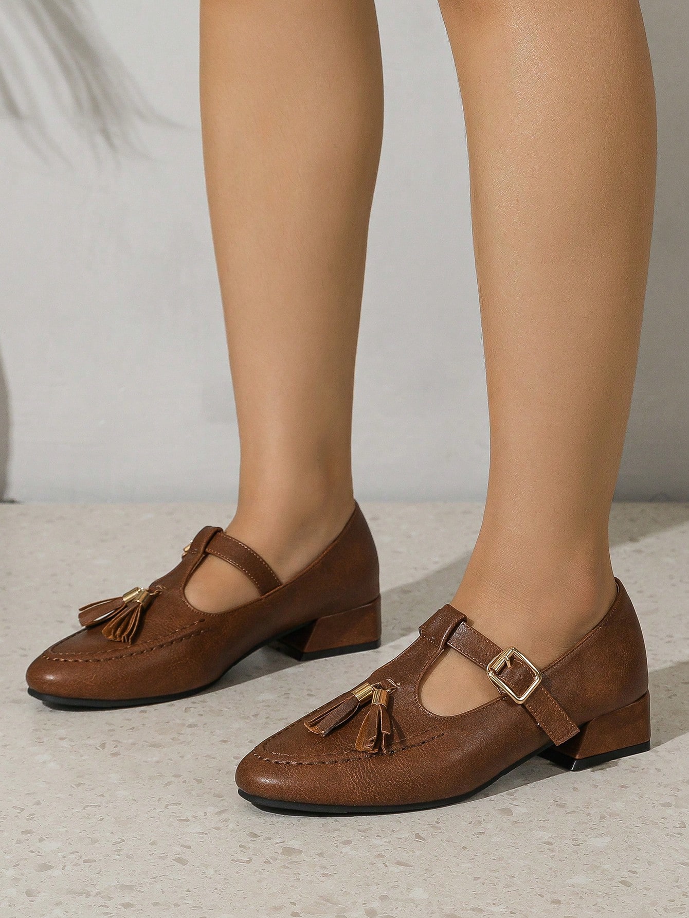 In Brown Women Flats