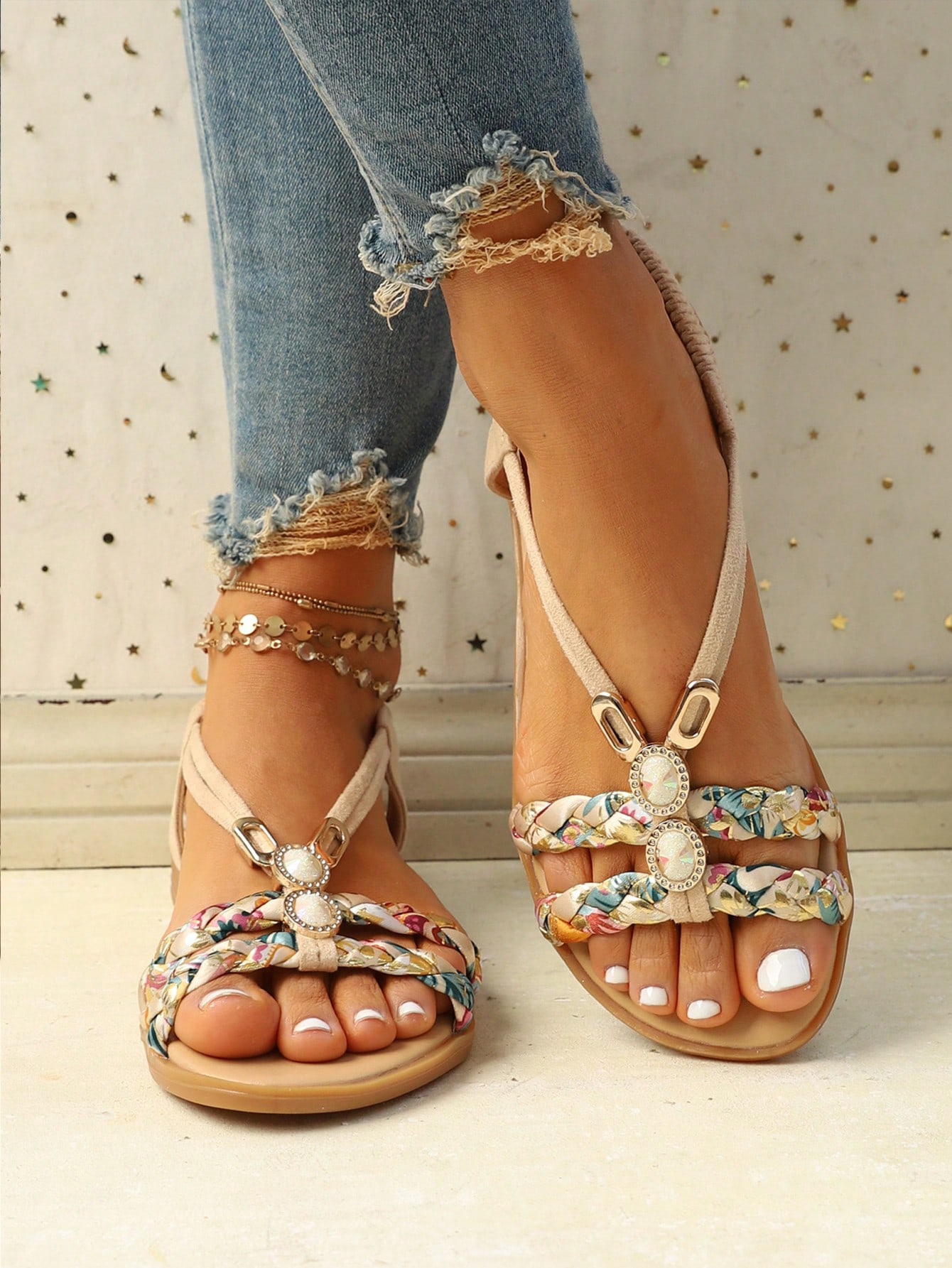 In Apricot Women Sandals