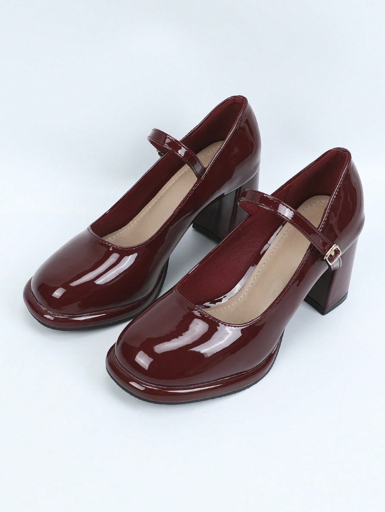 In Burgundy Women Pumps