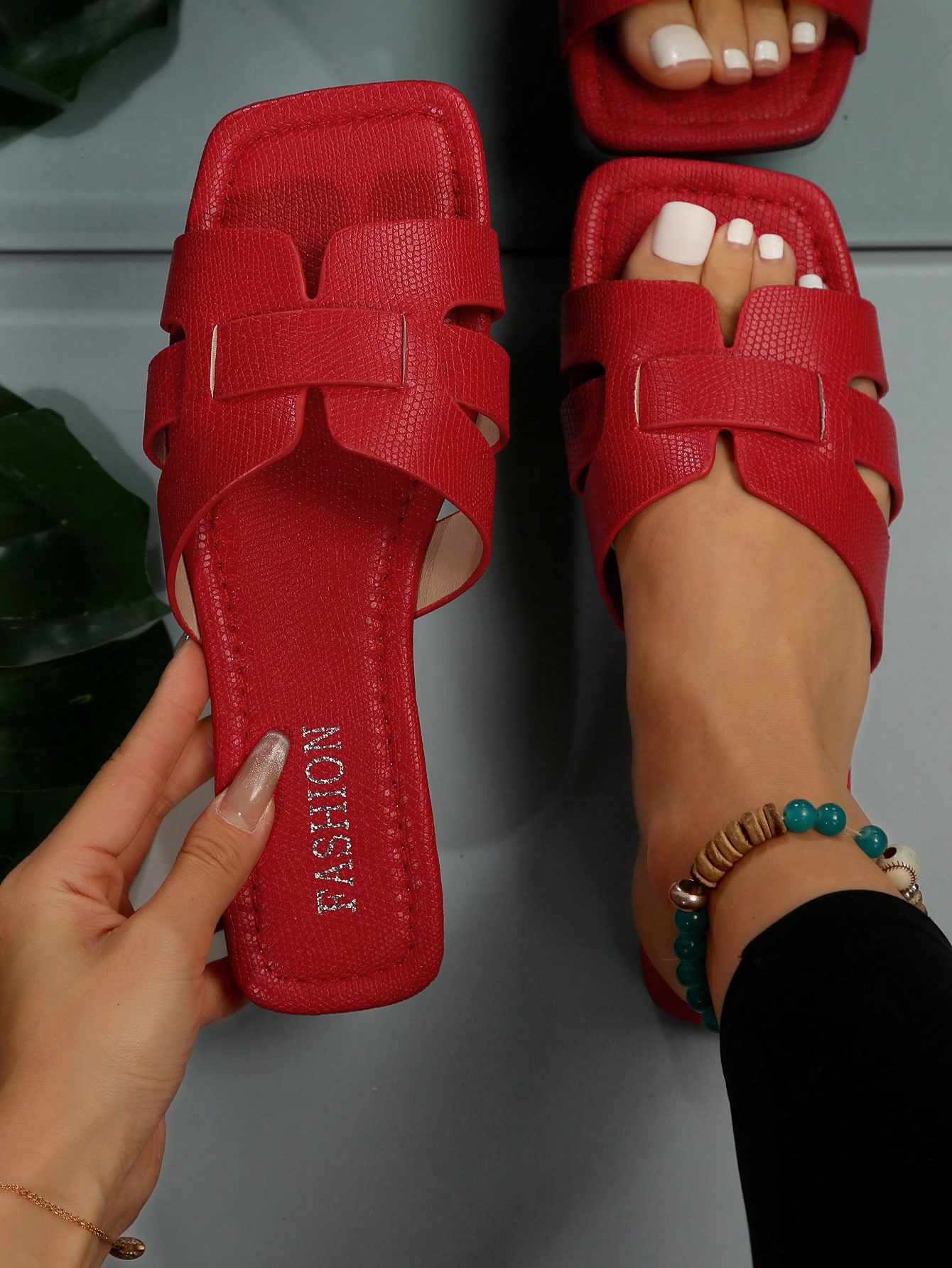 In Red Women Sandals